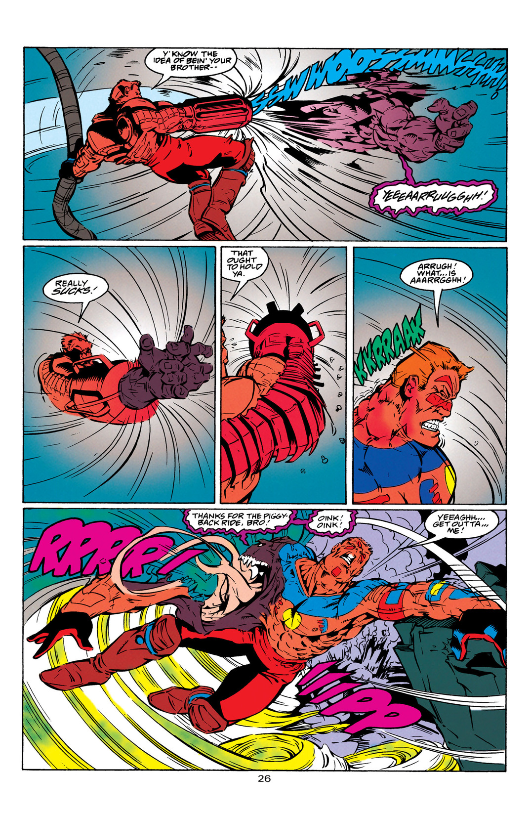 Read online Guy Gardner: Warrior comic -  Issue #25 - 27