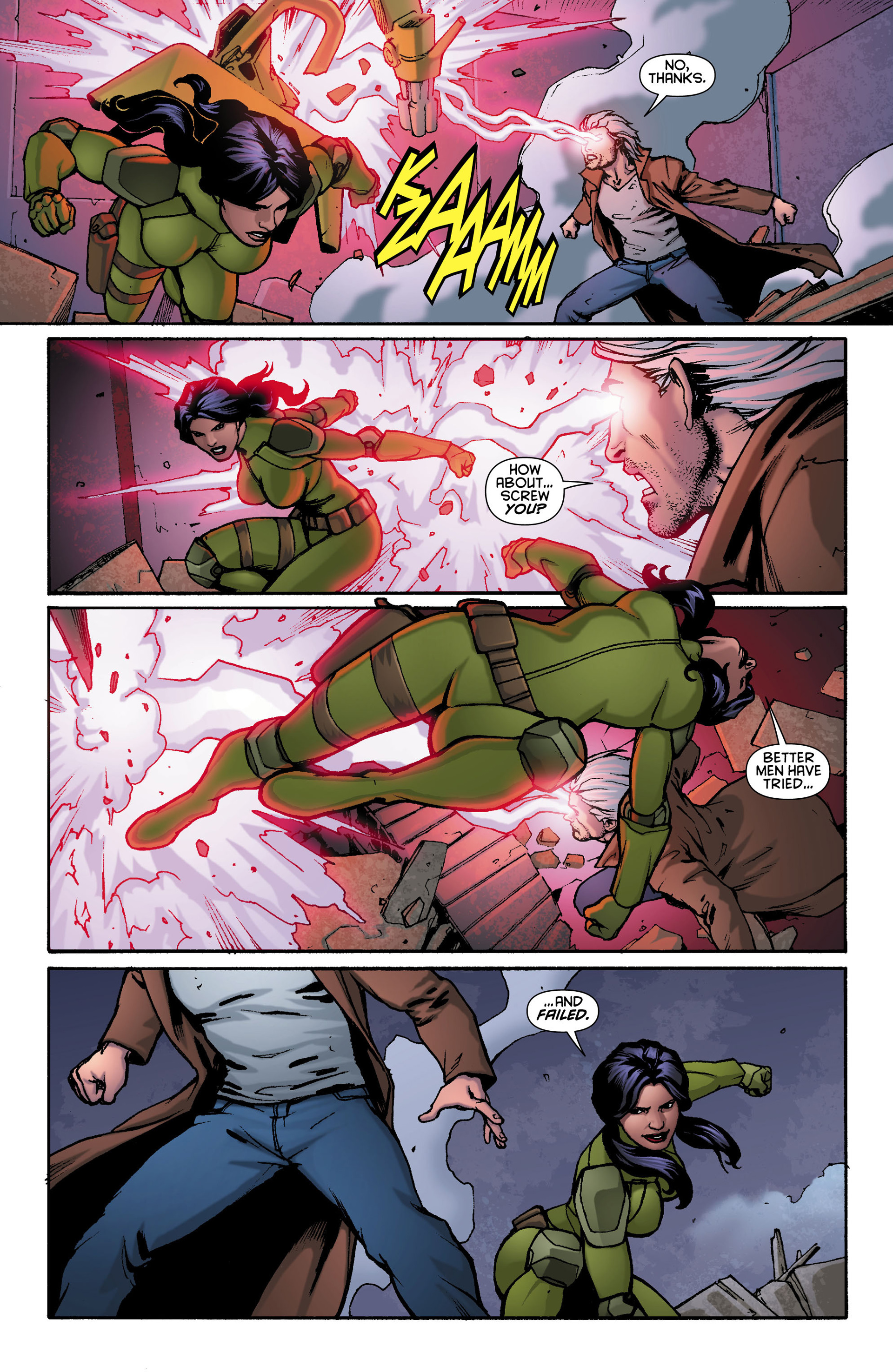 Read online Resurrection Man (2011) comic -  Issue #11 - 19