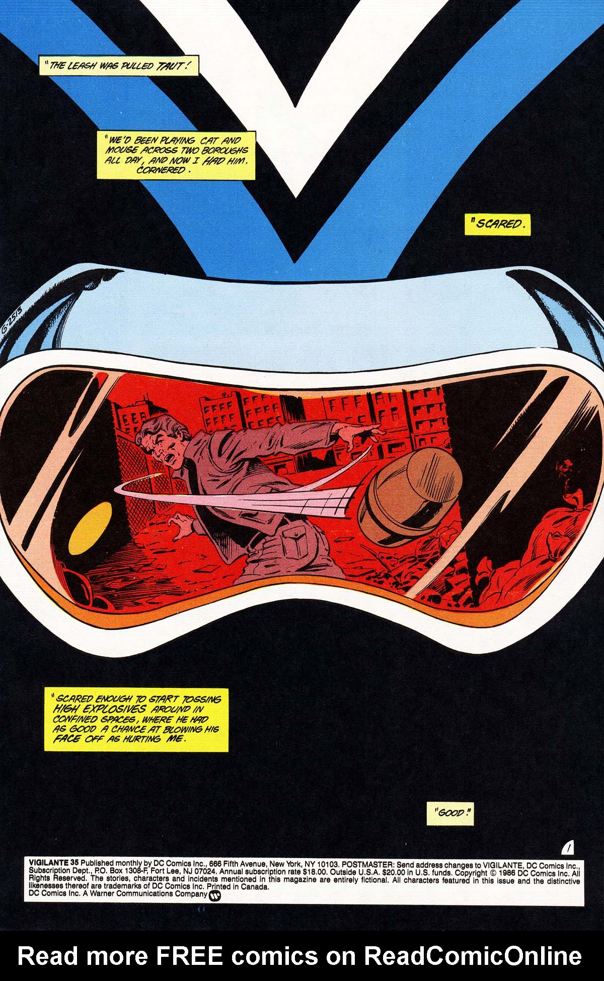 Read online Vigilante (1983) comic -  Issue #35 - 3