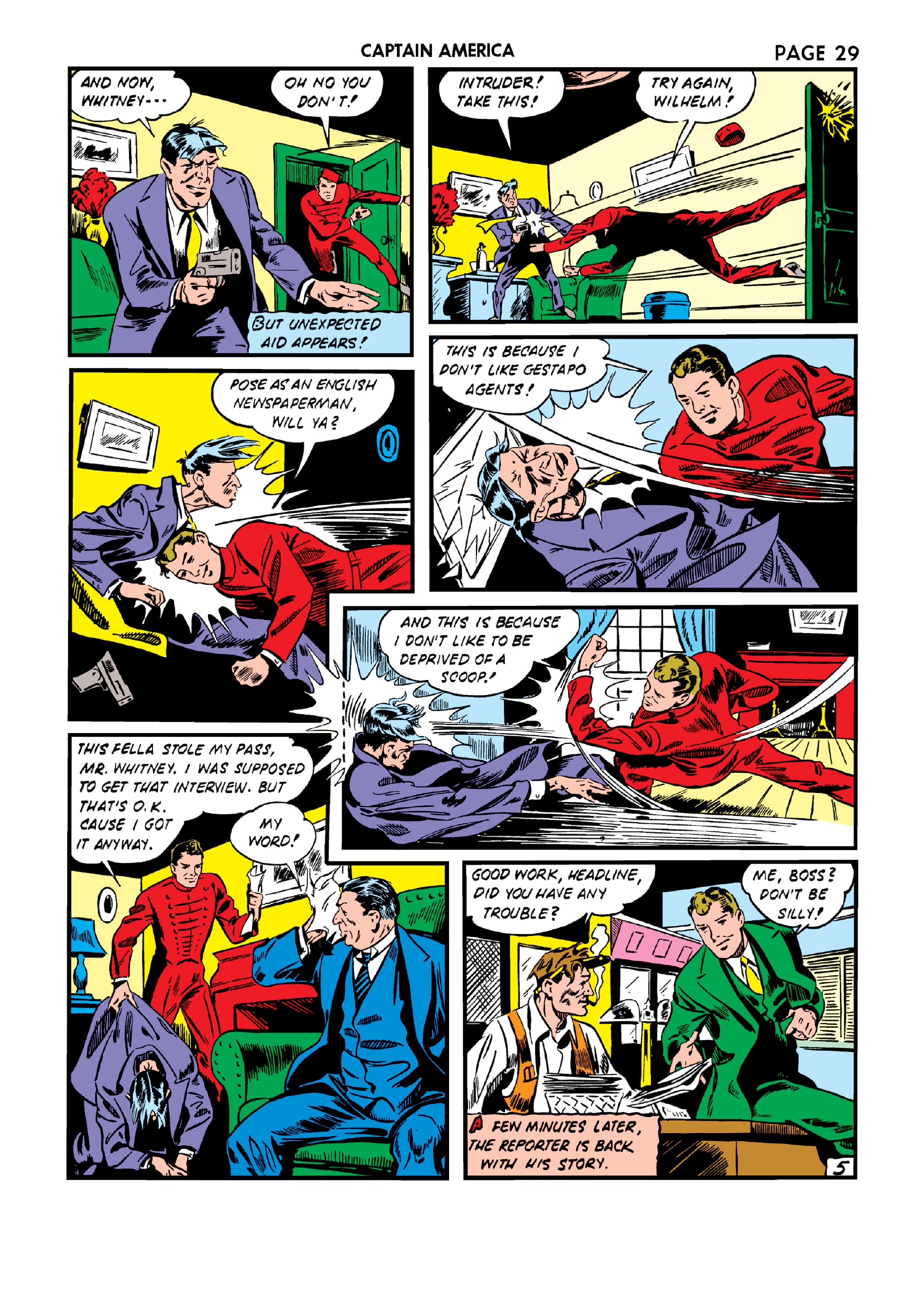 Read online Marvel Masterworks: Golden Age Captain America comic -  Issue # TPB 3 (Part 2) - 5