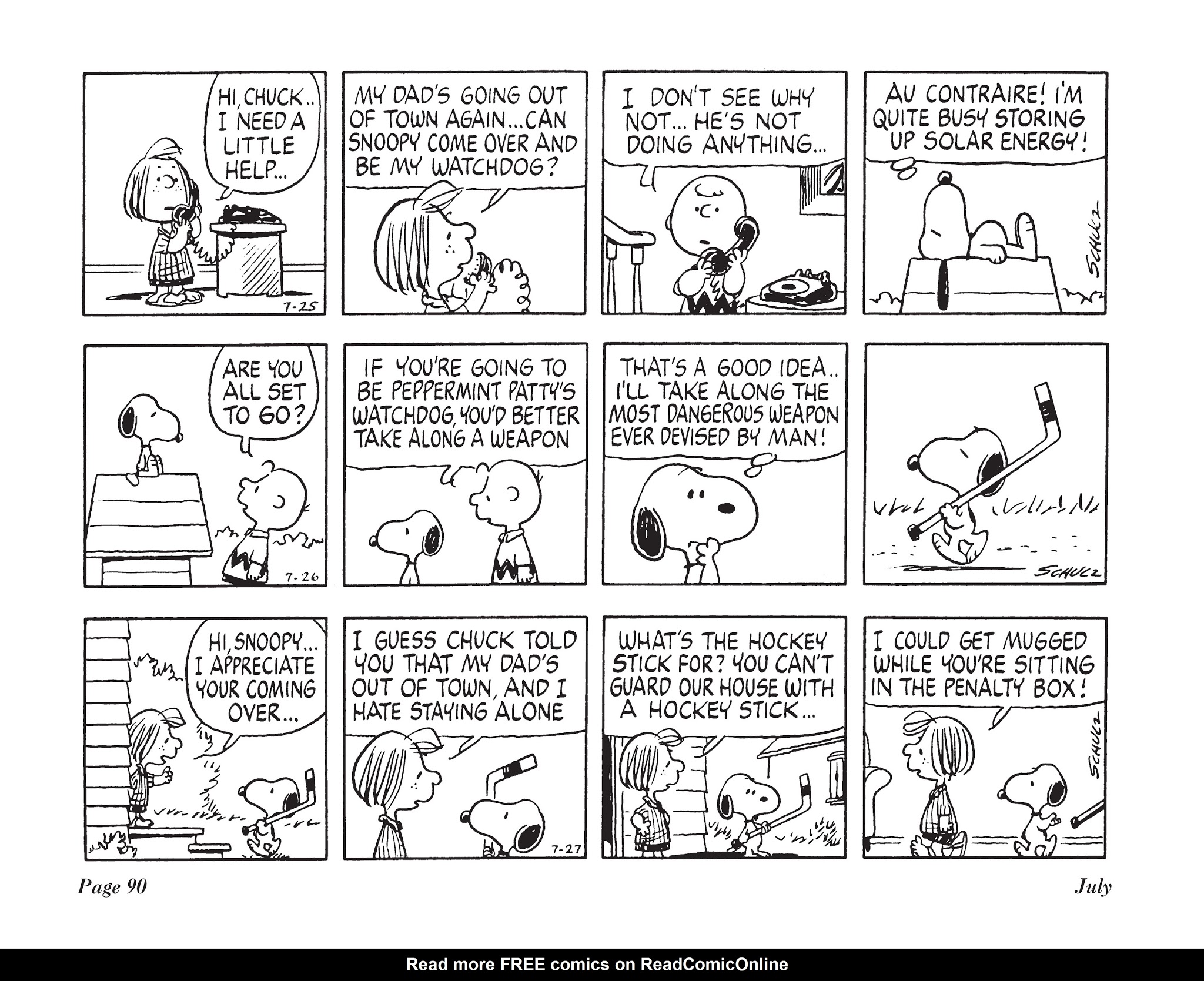 Read online The Complete Peanuts comic -  Issue # TPB 14 - 107