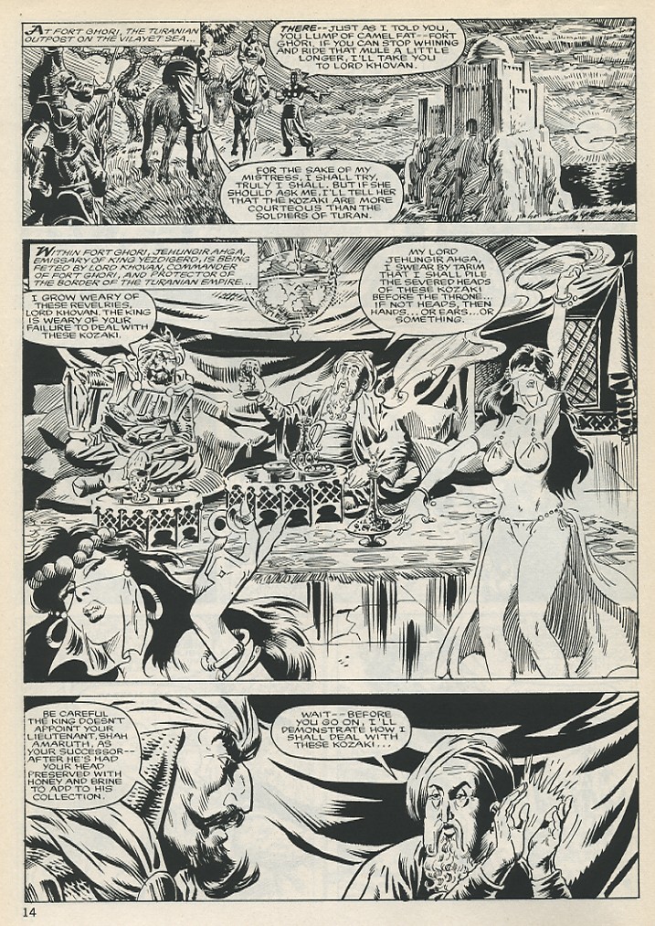 Read online The Savage Sword Of Conan comic -  Issue #131 - 14