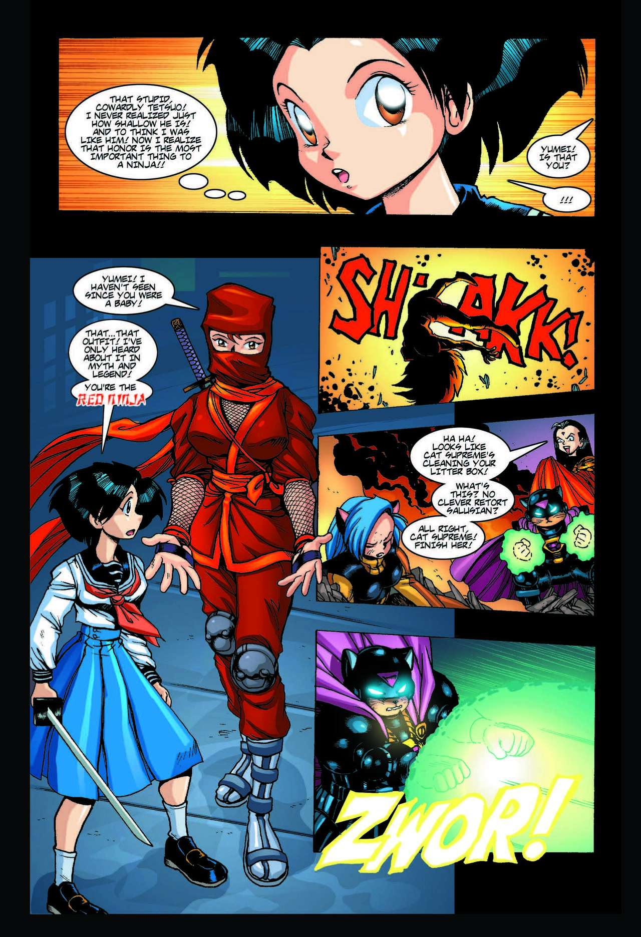 Read online Ninja High School Version 2 comic -  Issue #8 - 16