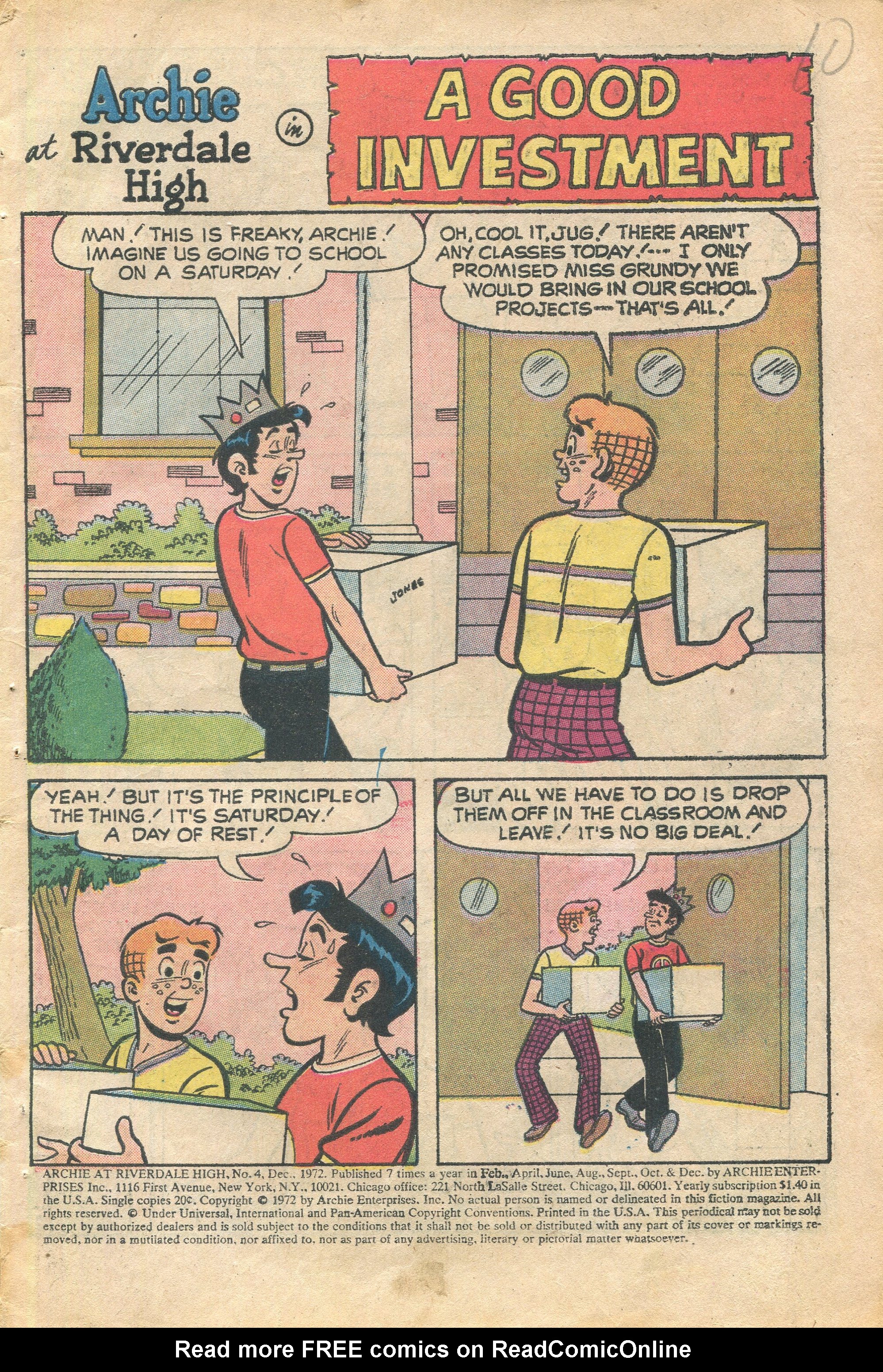 Read online Archie at Riverdale High (1972) comic -  Issue #4 - 3