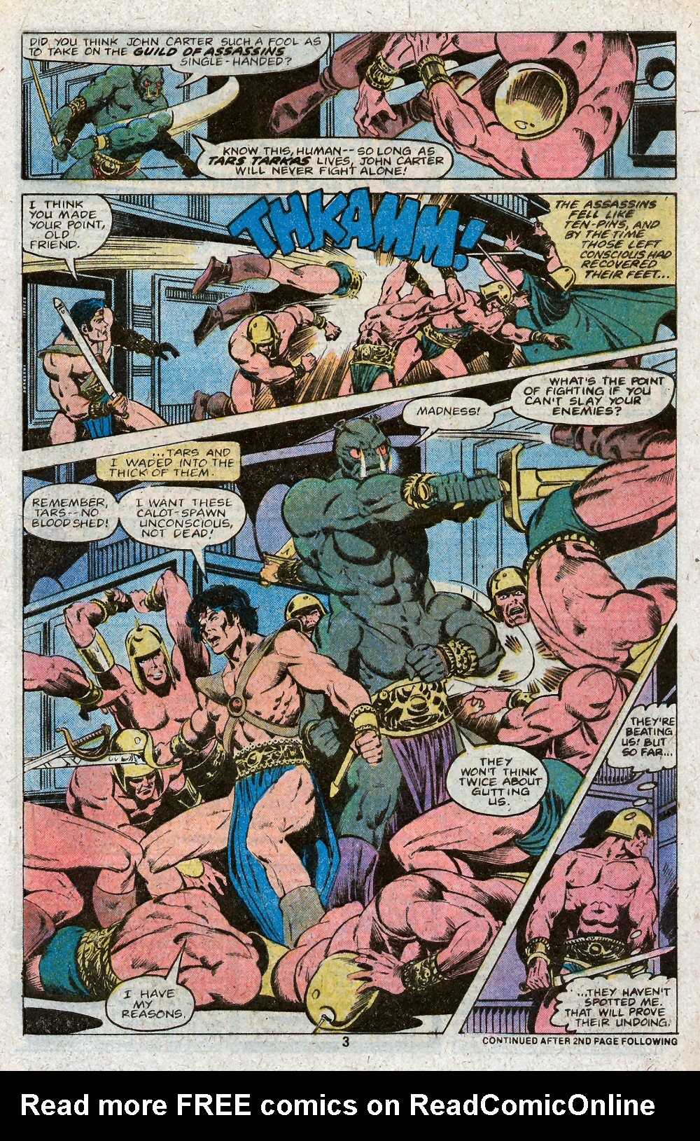 Read online John Carter Warlord of Mars comic -  Issue #25 - 5