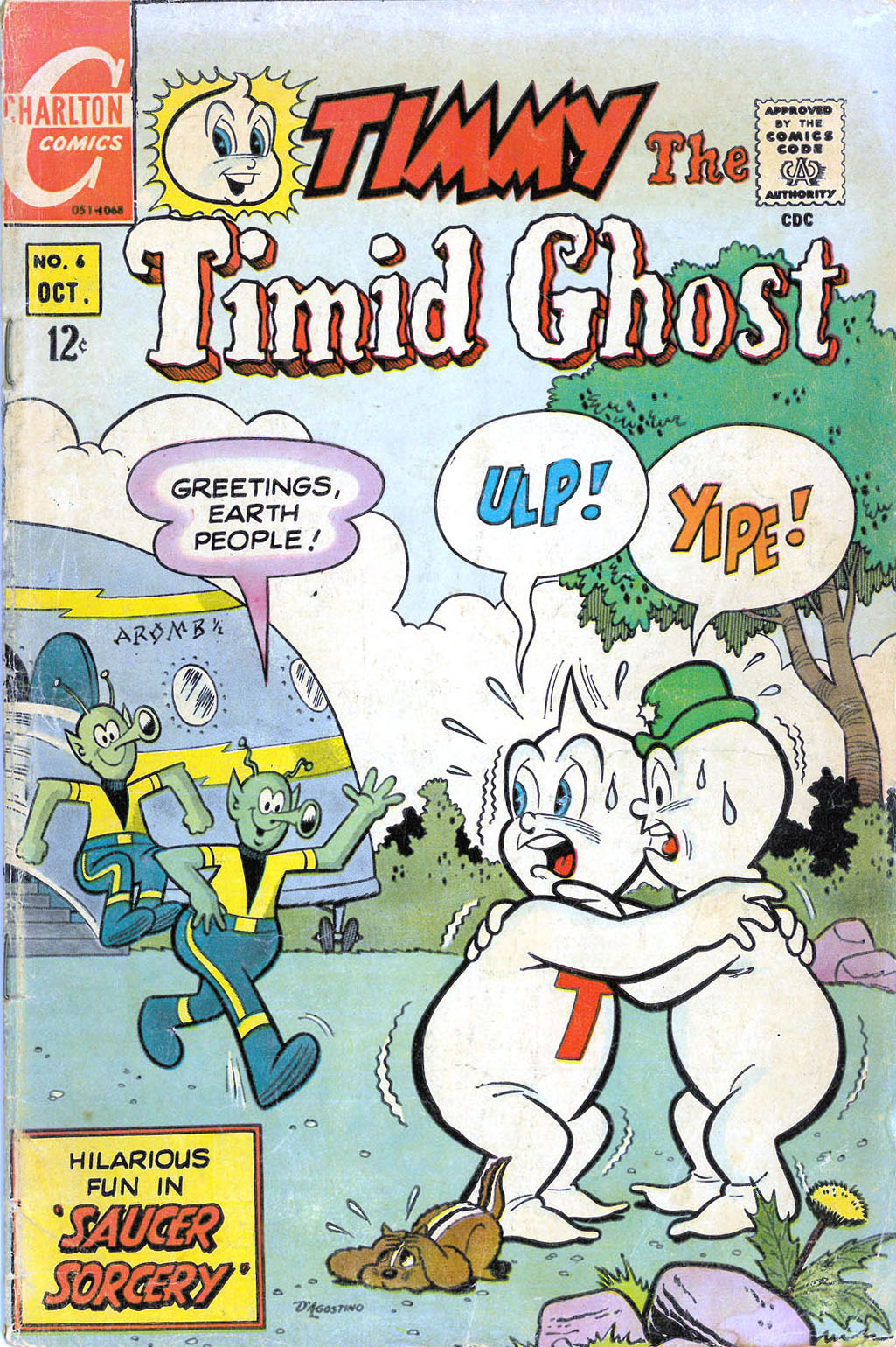 Read online Timmy the Timid Ghost comic -  Issue #6 - 1