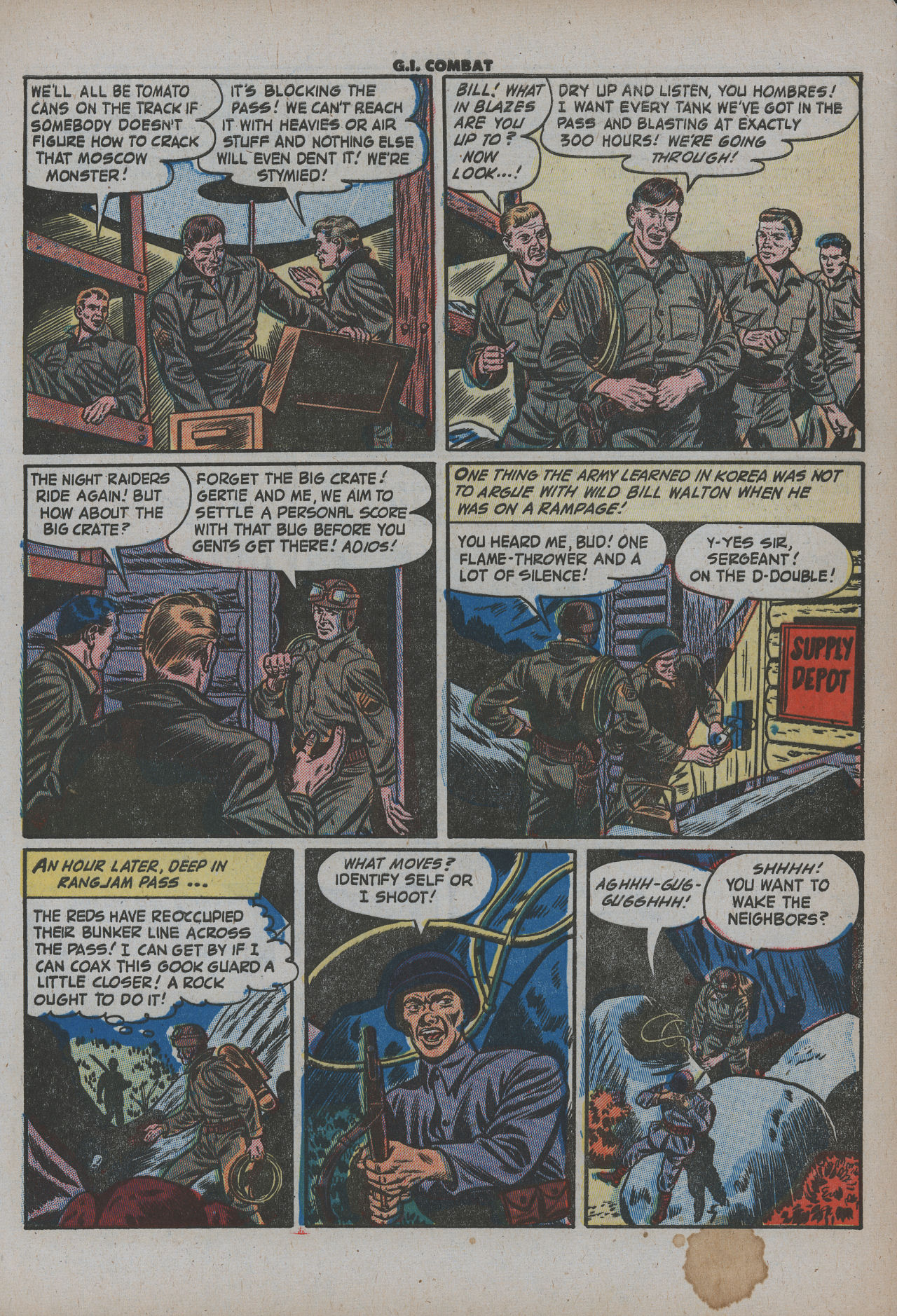 Read online G.I. Combat (1952) comic -  Issue #7 - 10