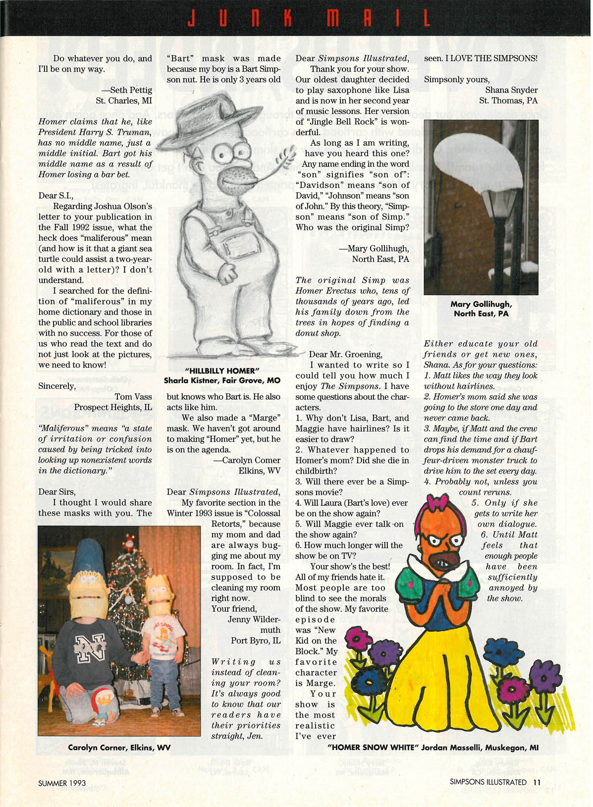 Read online Simpsons Illustrated (1991) comic -  Issue #9 - 13