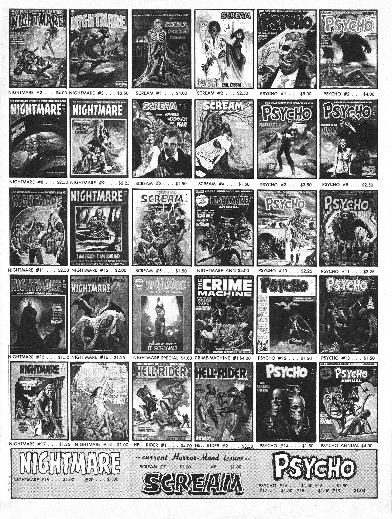 Read online Psycho comic -  Issue #19 - 21