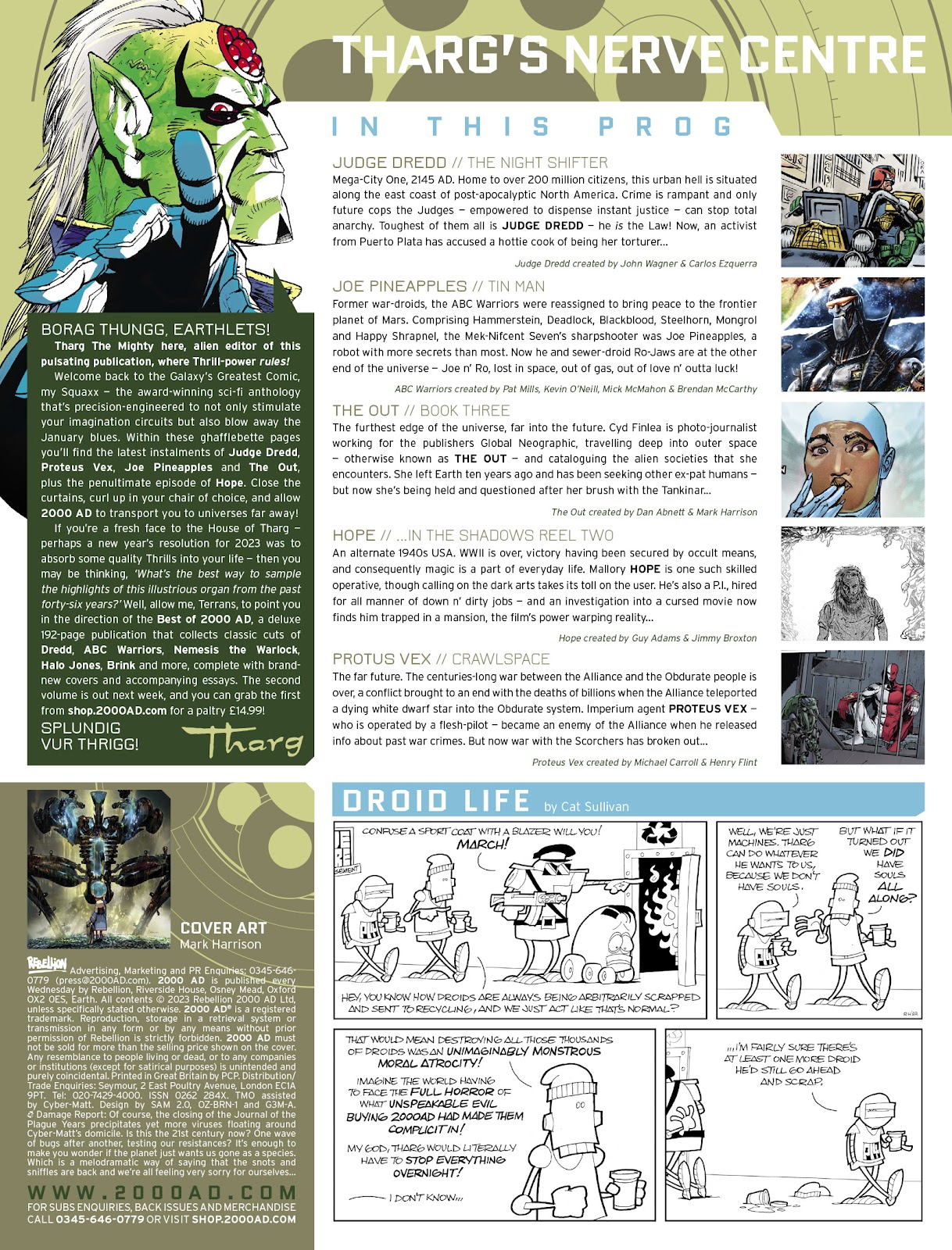 2000 AD issue 2314 - Page 2