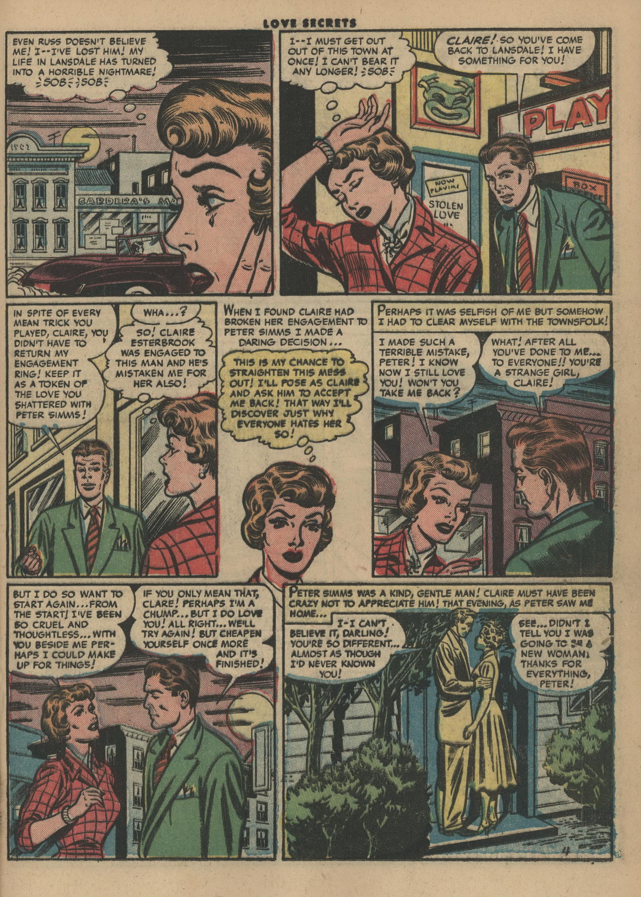 Read online Love Secrets (1953) comic -  Issue #32 - 21