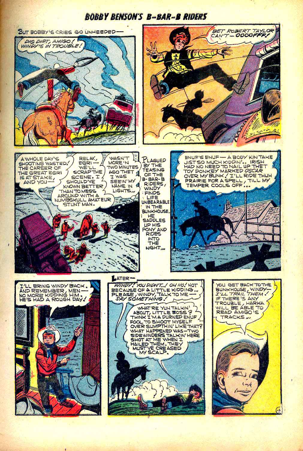 Read online Bobby Benson's B-Bar-B Riders comic -  Issue #17 - 15