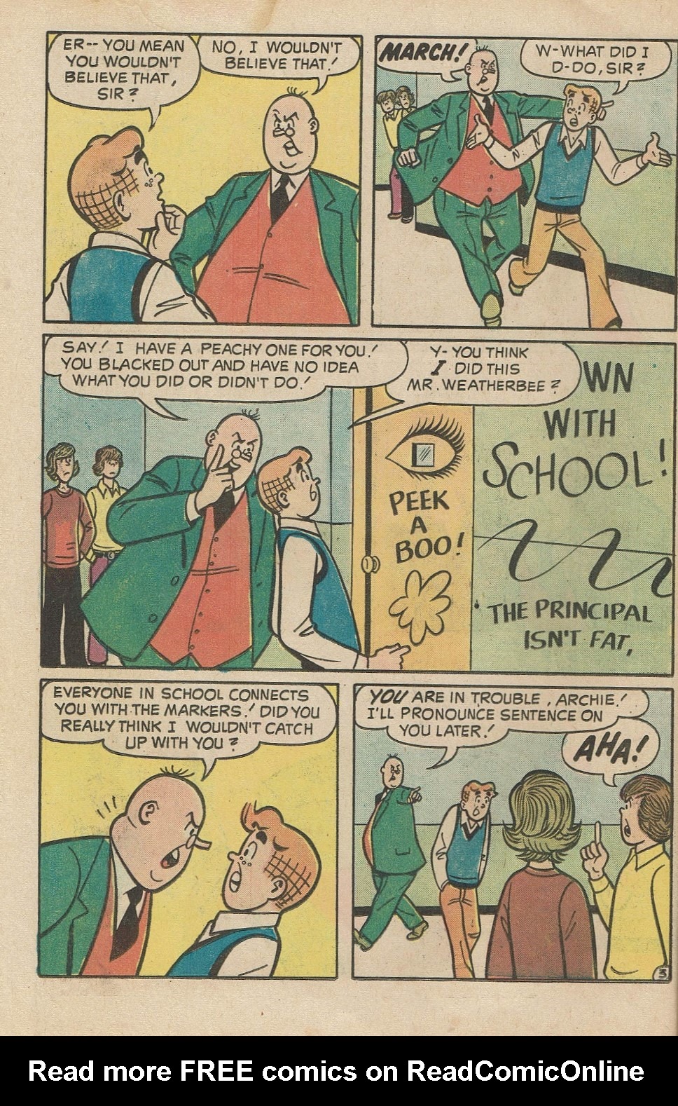 Read online Archie at Riverdale High (1972) comic -  Issue #14 - 21