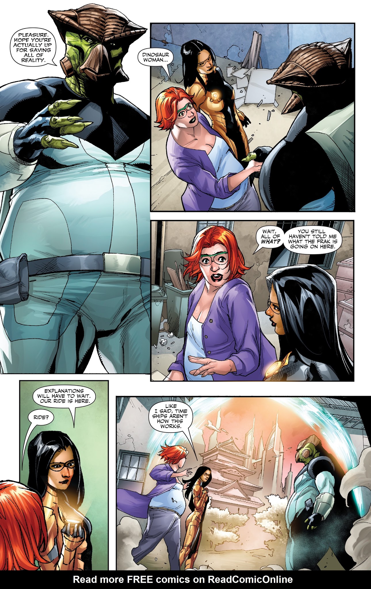 Read online Faith and the Future Force comic -  Issue #1 - 9