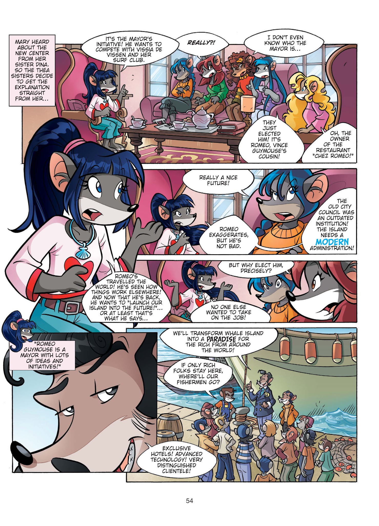 Read online Thea Stilton comic -  Issue # TPB 3 - 55