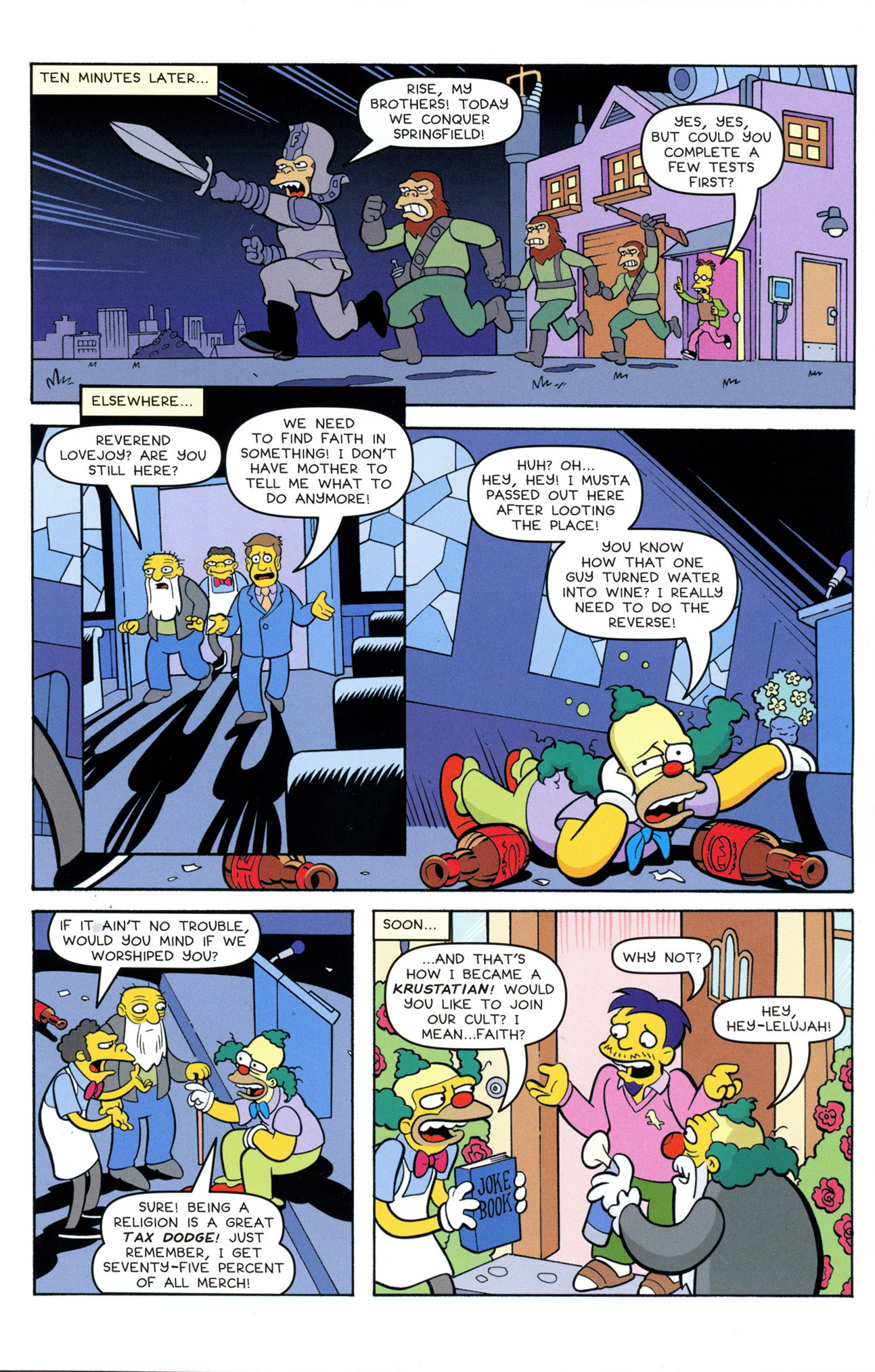 Read online Treehouse of Horror comic -  Issue #21 - 23