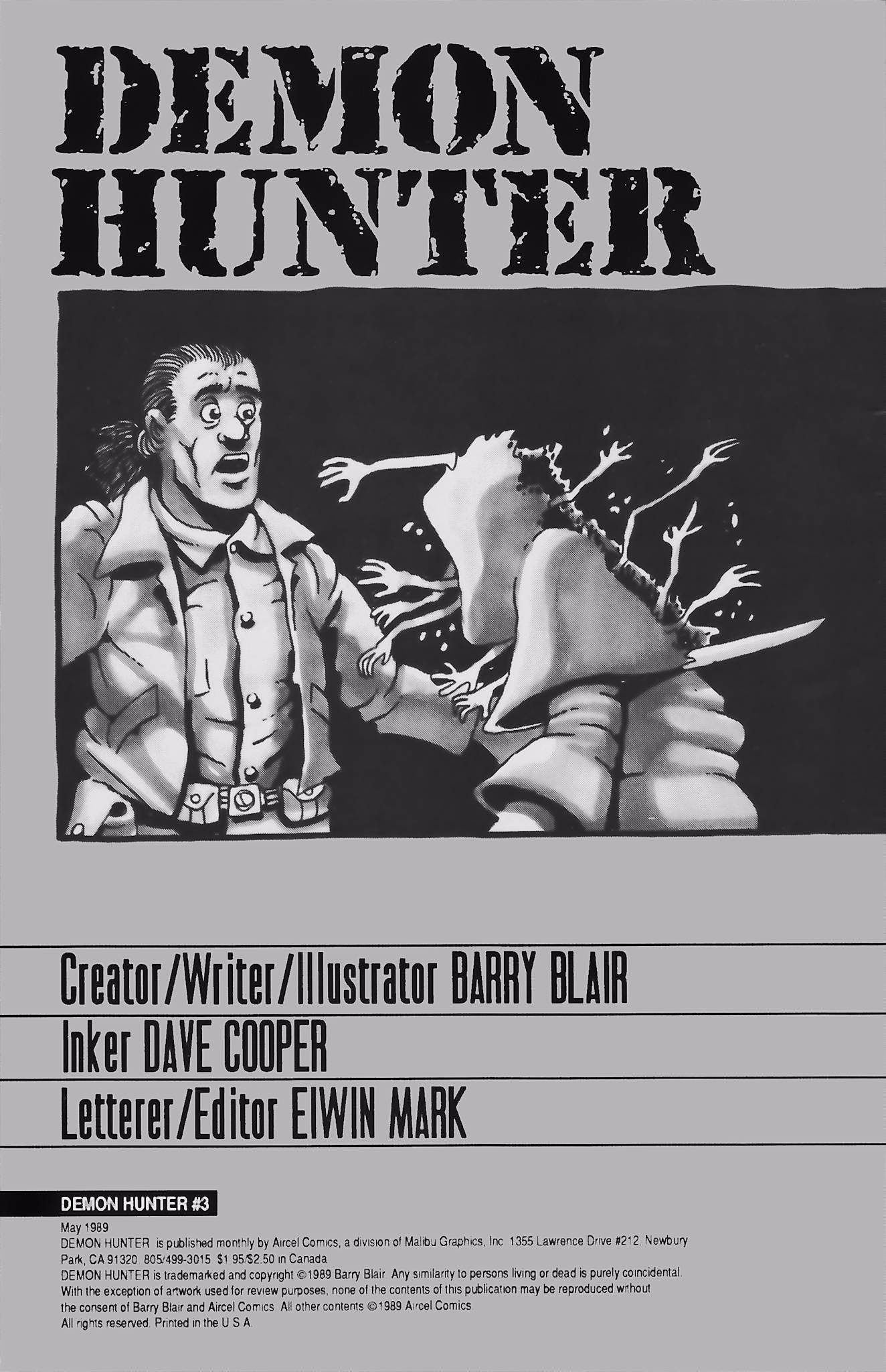 Read online Demon Hunter (1989) comic -  Issue #3 - 2