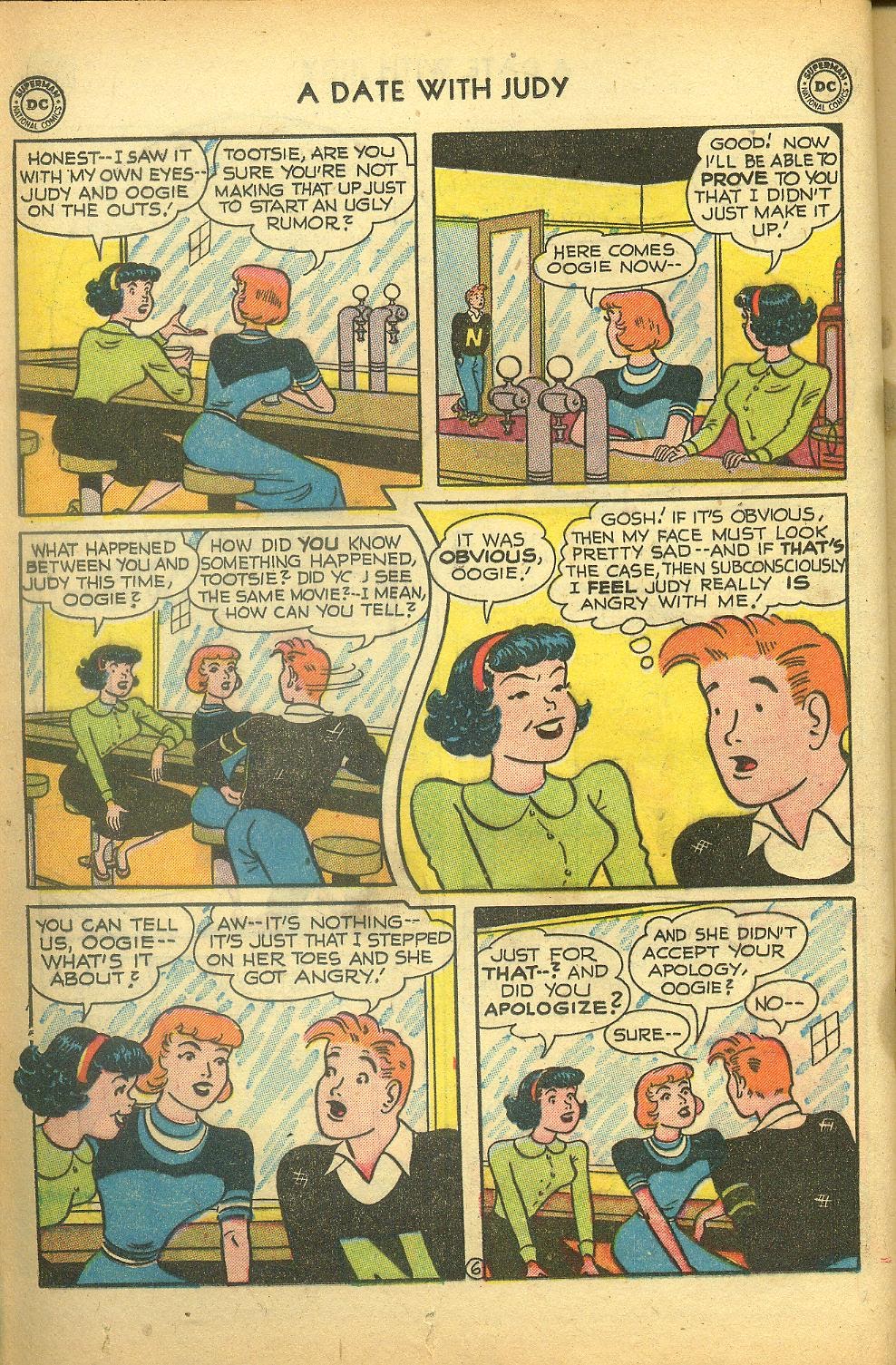 Read online A Date with Judy comic -  Issue #23 - 16