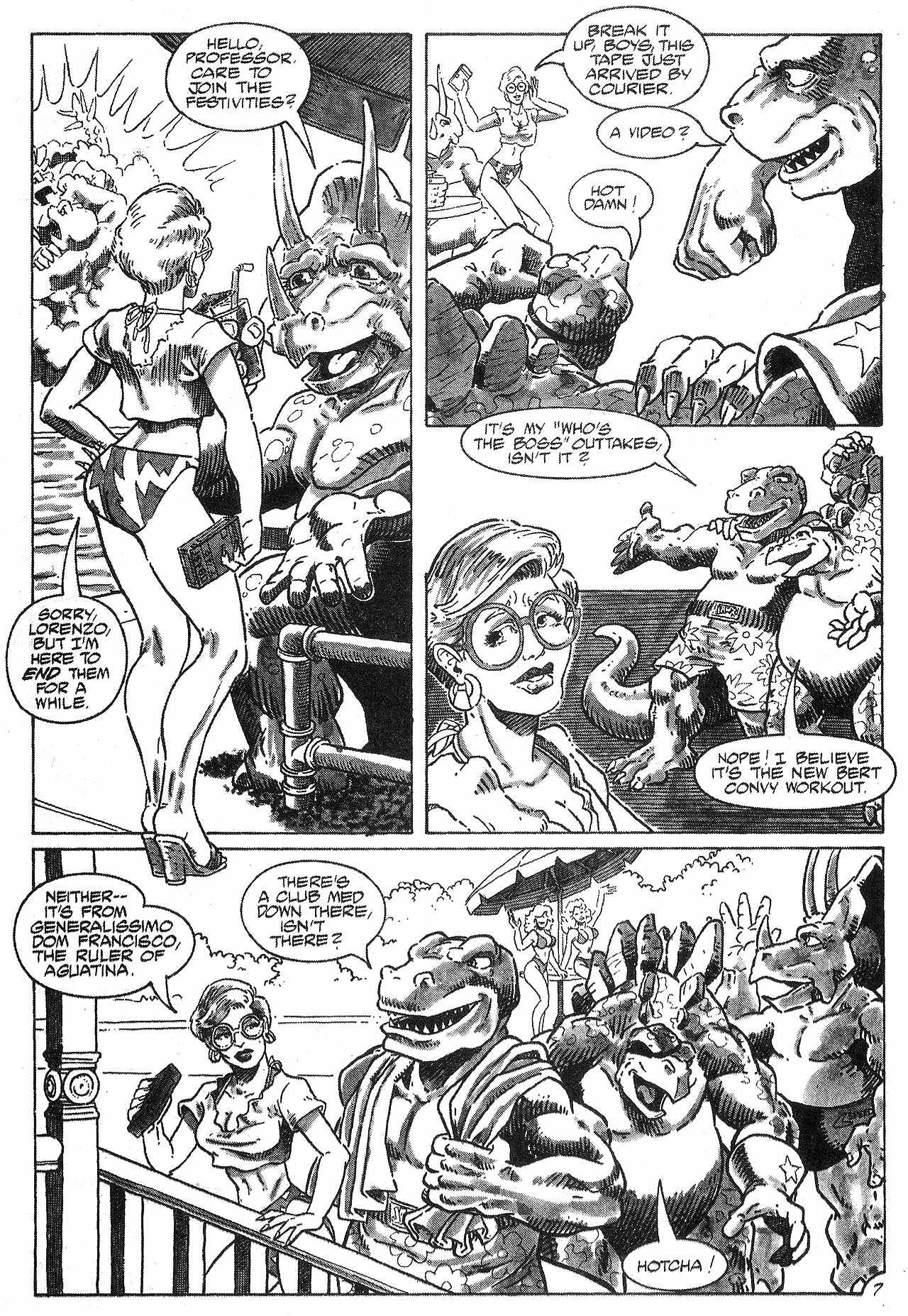 Read online Dinosaurs For Hire (1988) comic -  Issue #7 - 8