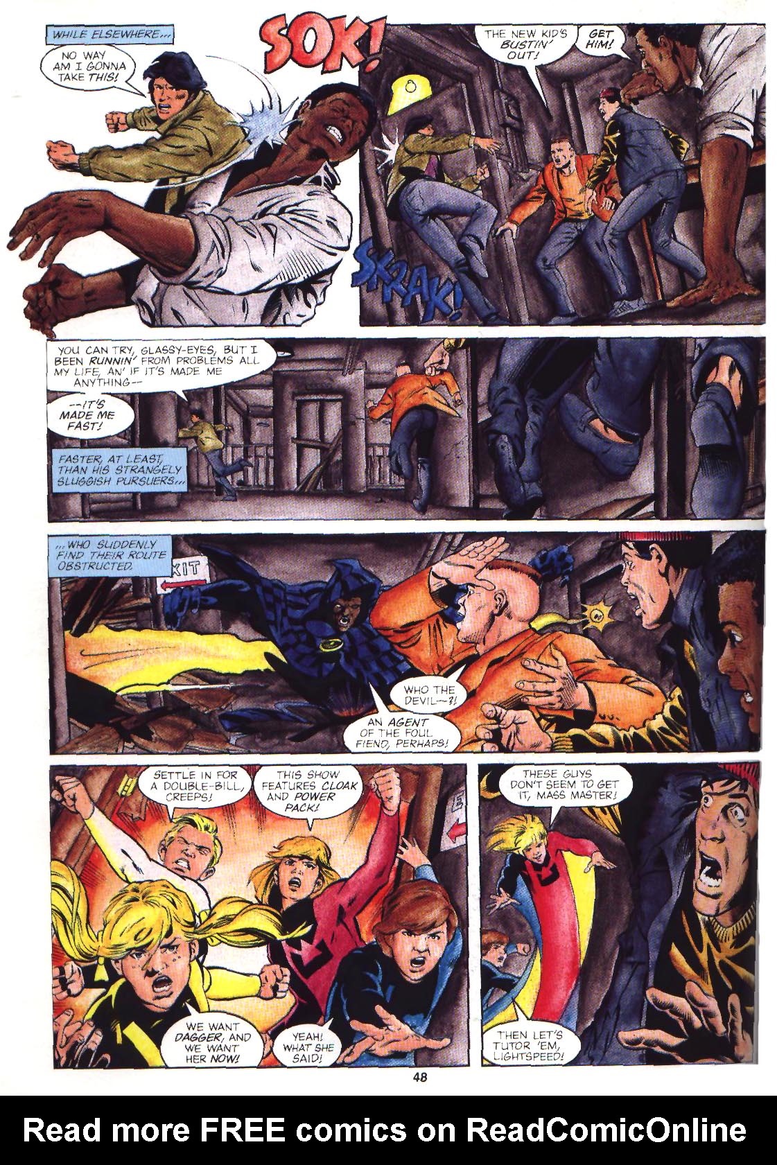 Read online Marvel Graphic Novel comic -  Issue #56 - Cloak & Dagger and Power Pack - 49