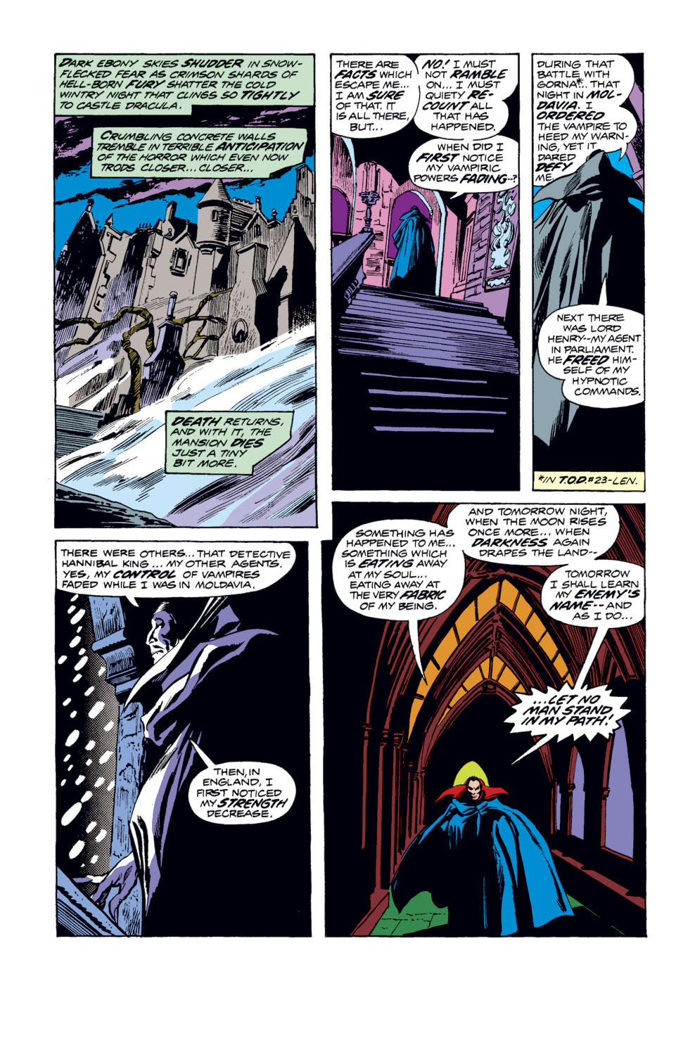 Read online Tomb of Dracula (1972) comic -  Issue #33 - 13