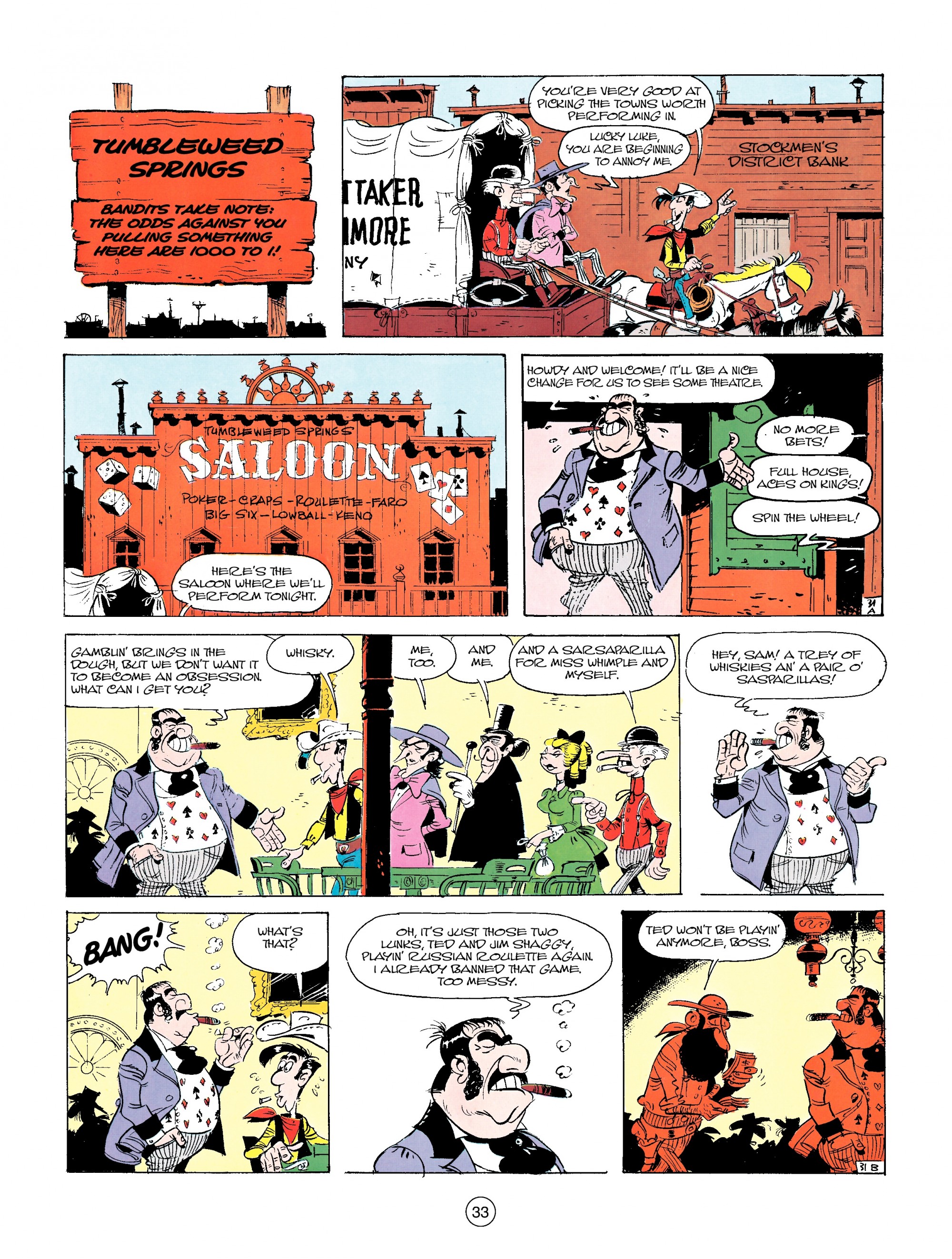 Read online A Lucky Luke Adventure comic -  Issue #14 - 33