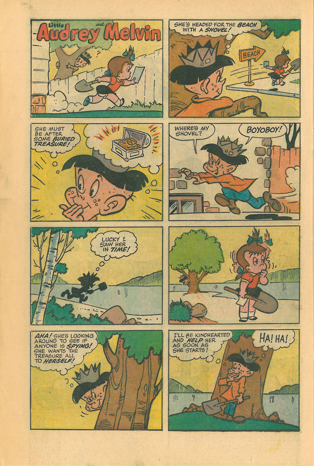 Read online Little Audrey And Melvin comic -  Issue #13 - 10
