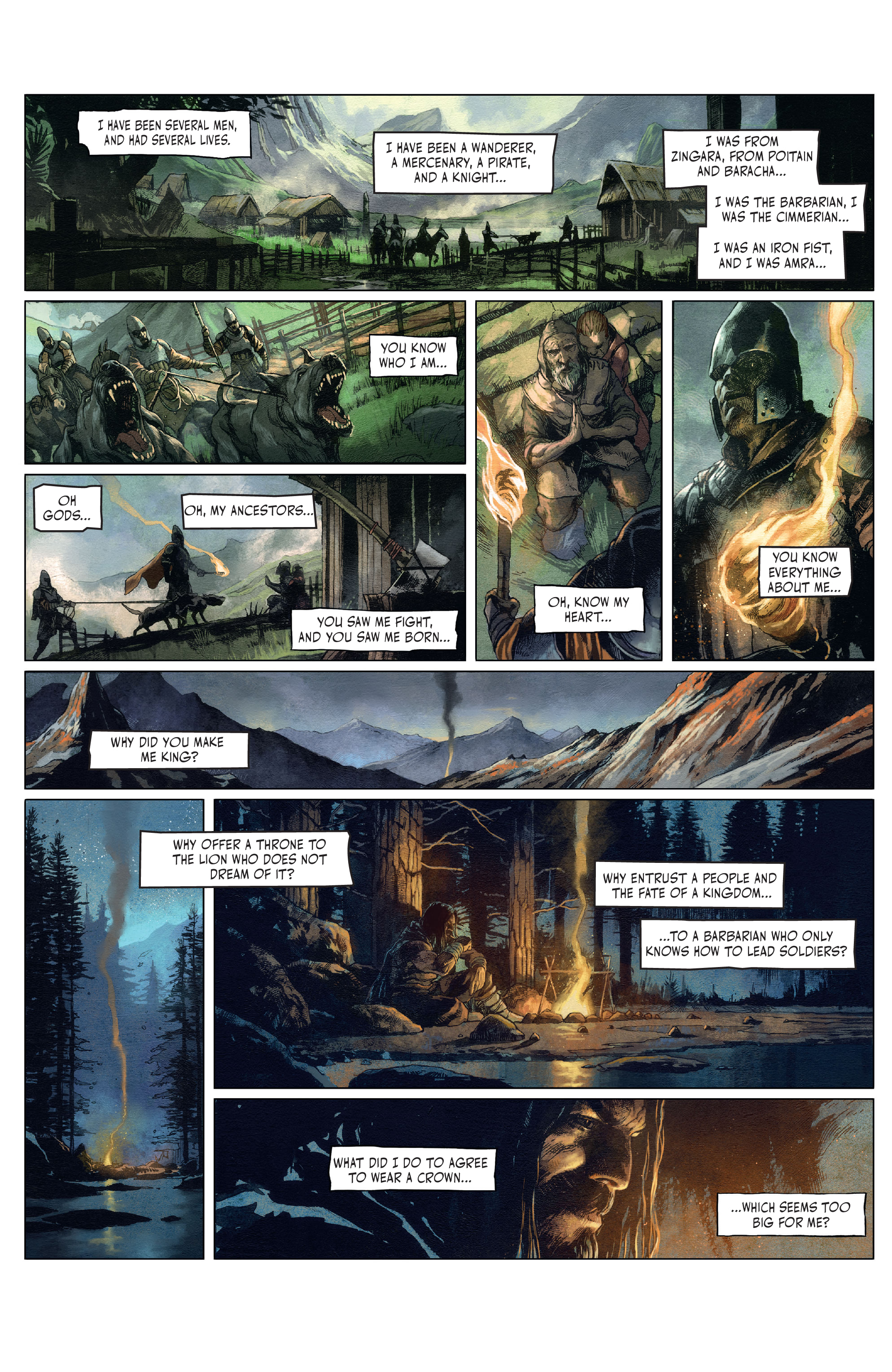 Read online The Cimmerian: Hour of the Dragon comic -  Issue #2 - 11