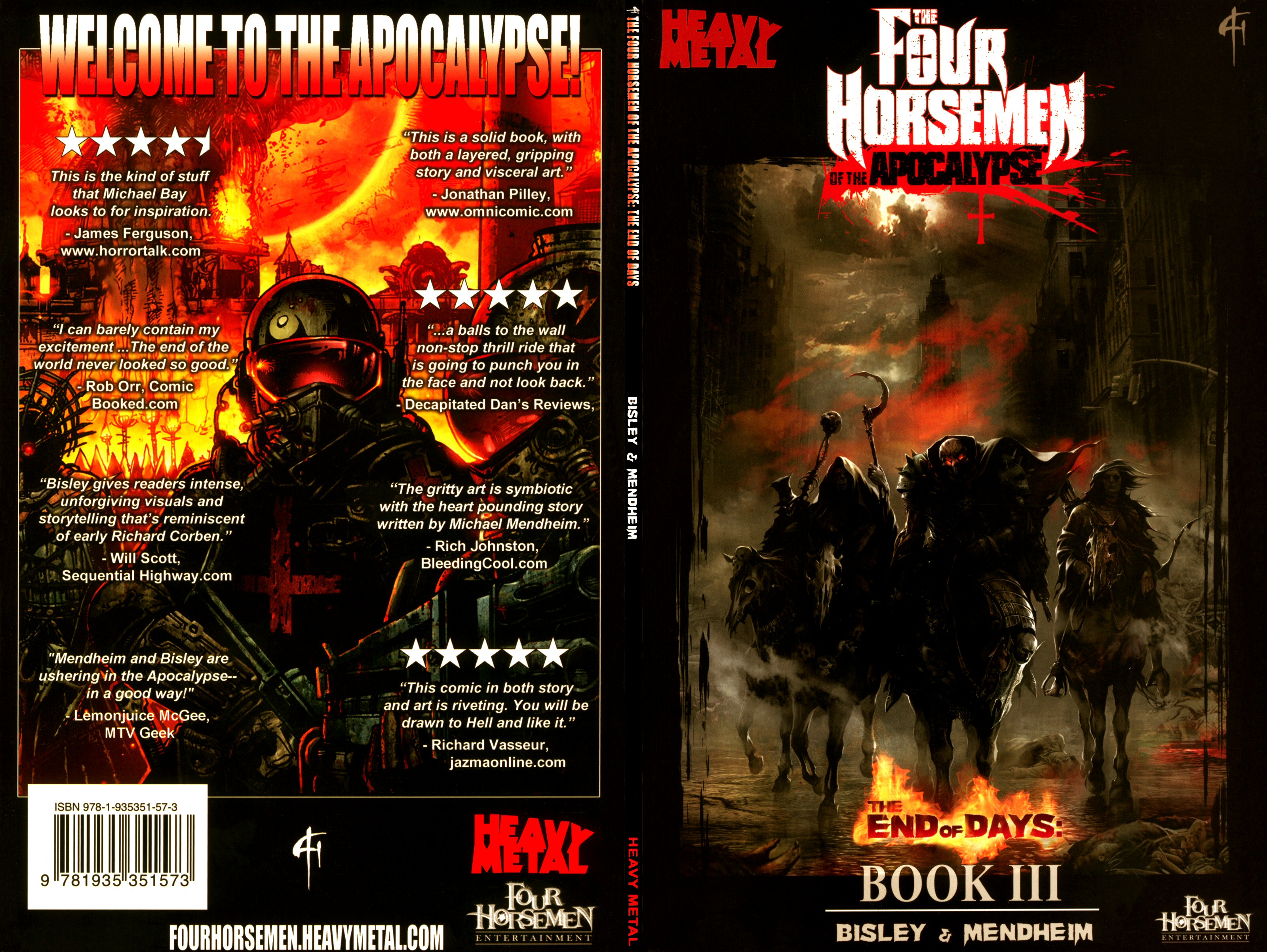 Read online The Four Horsemen of the Apocalypse comic -  Issue #3 - 1