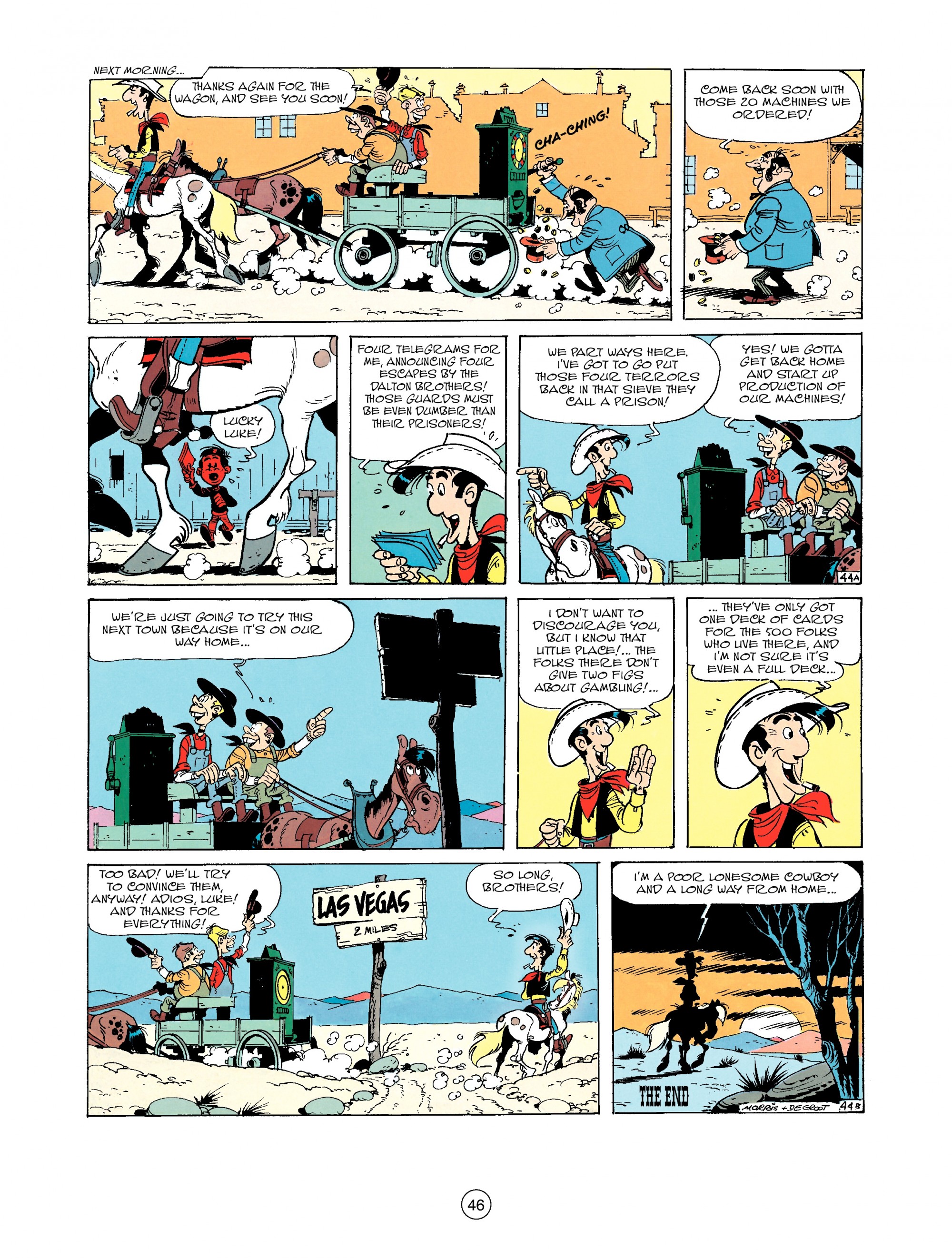 Read online A Lucky Luke Adventure comic -  Issue #33 - 46