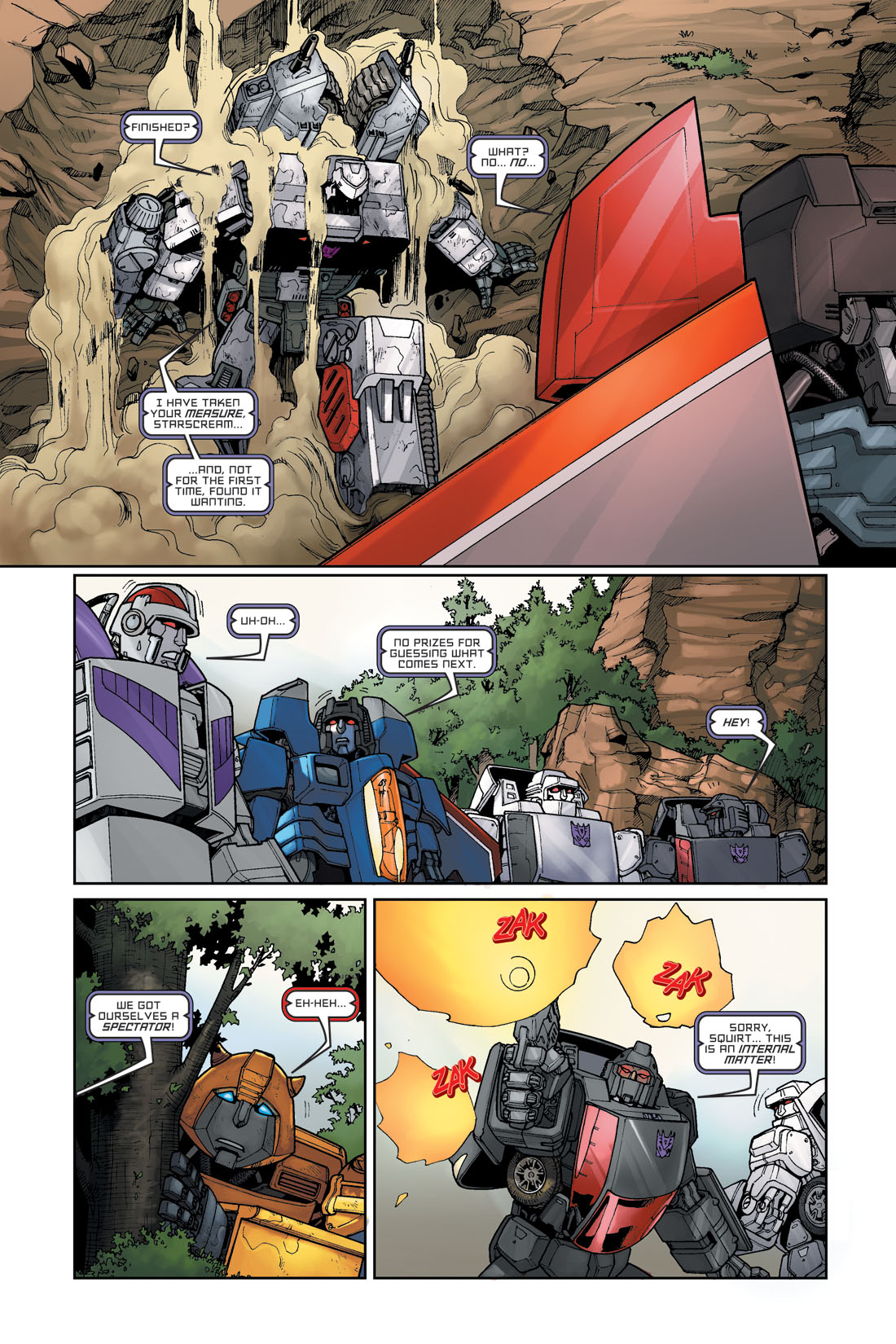Read online The Transformers: Infiltration comic -  Issue #6 - 19