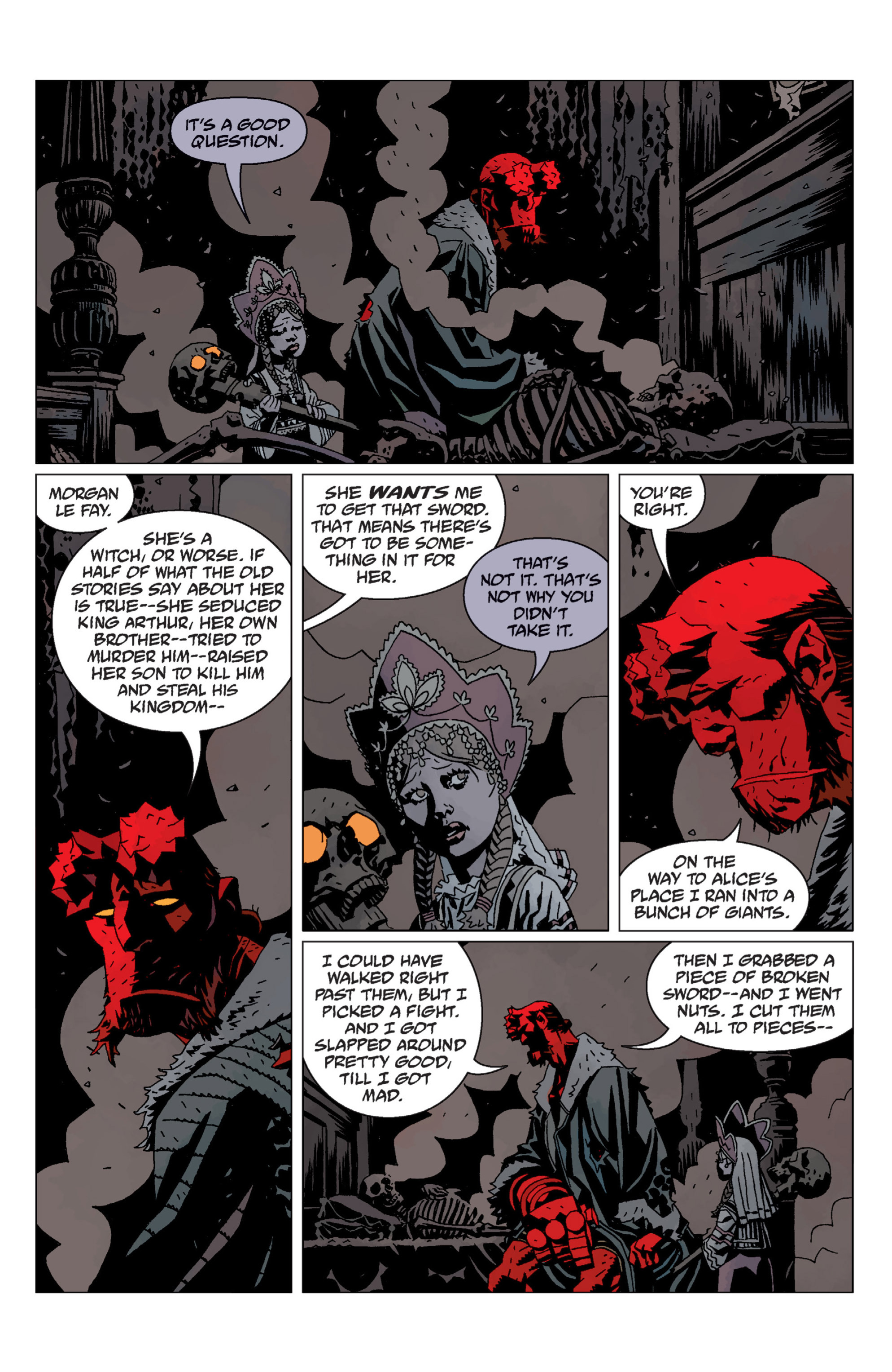 Read online Hellboy comic -  Issue #9 - 159