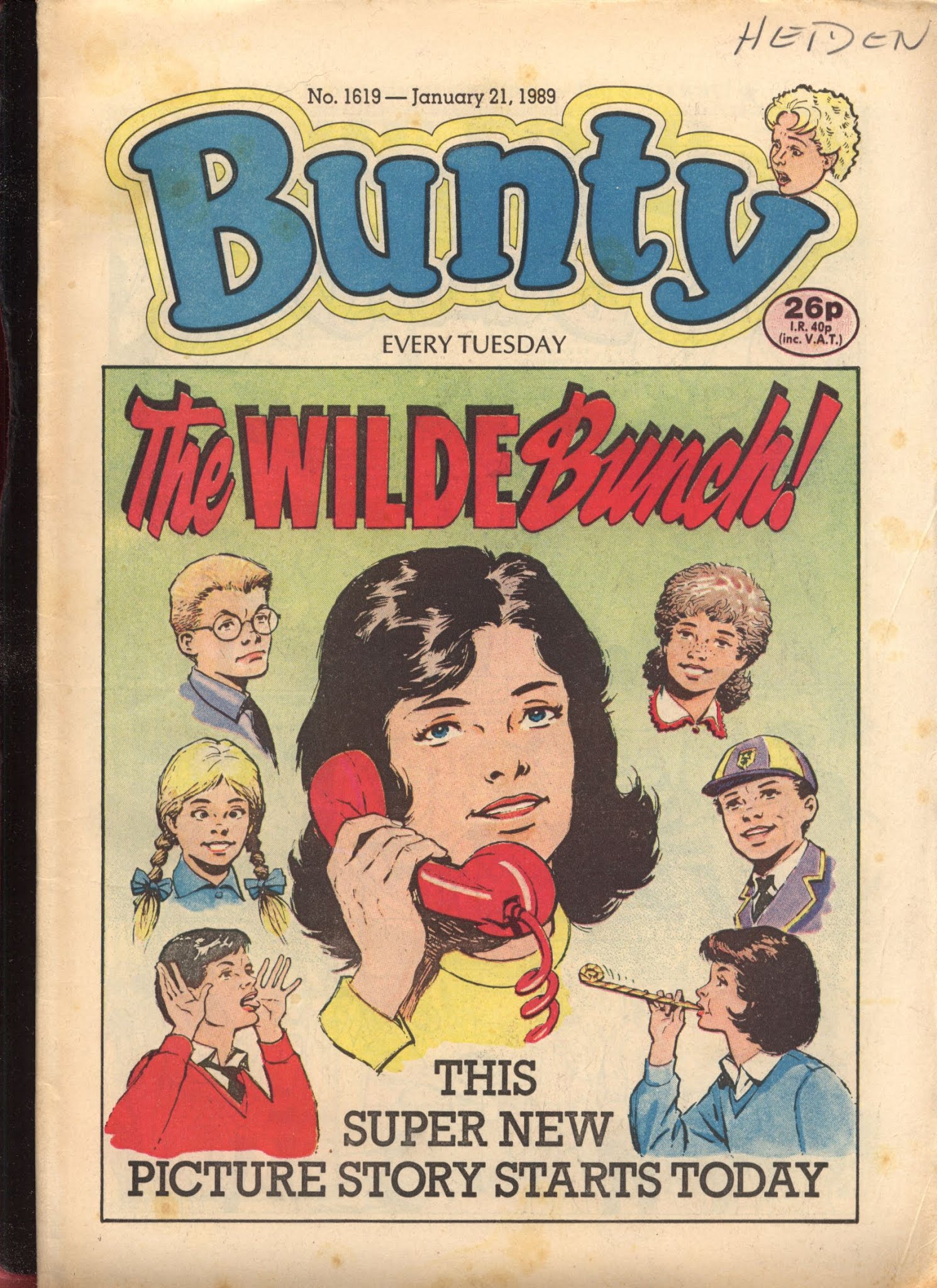 Read online Bunty comic -  Issue #1619 - 1