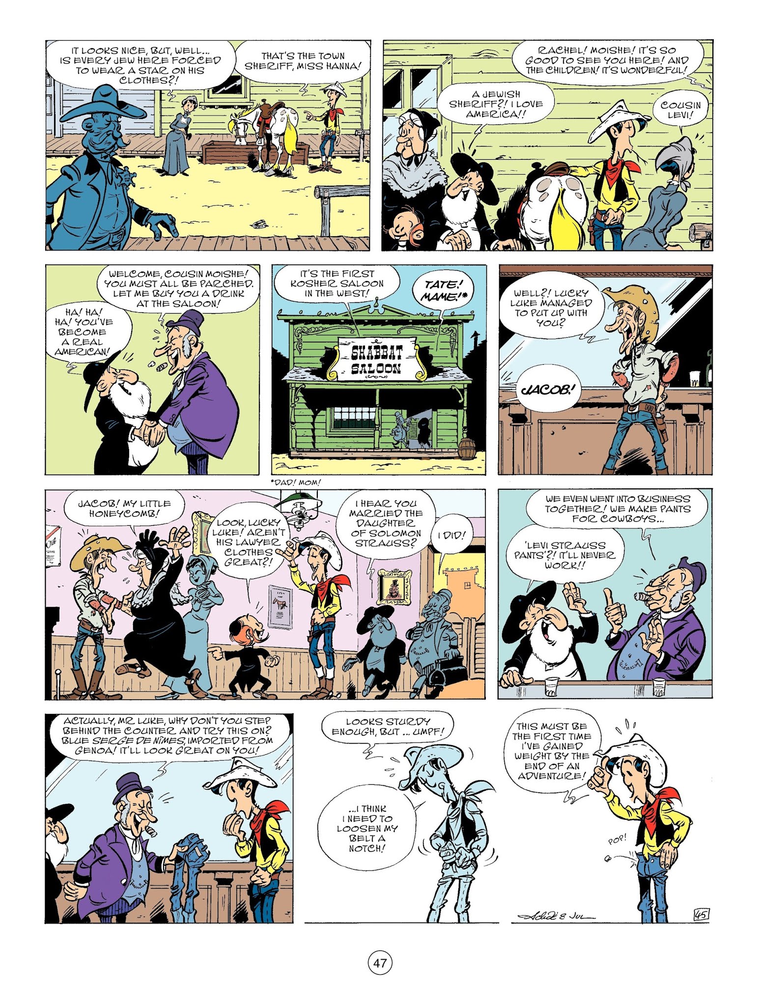 Read online A Lucky Luke Adventure comic -  Issue #66 - 49