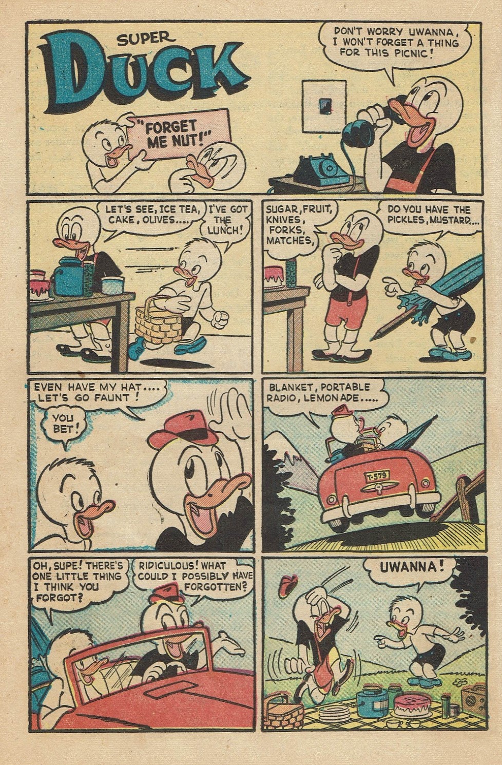 Read online Super Duck Comics comic -  Issue #52 - 22