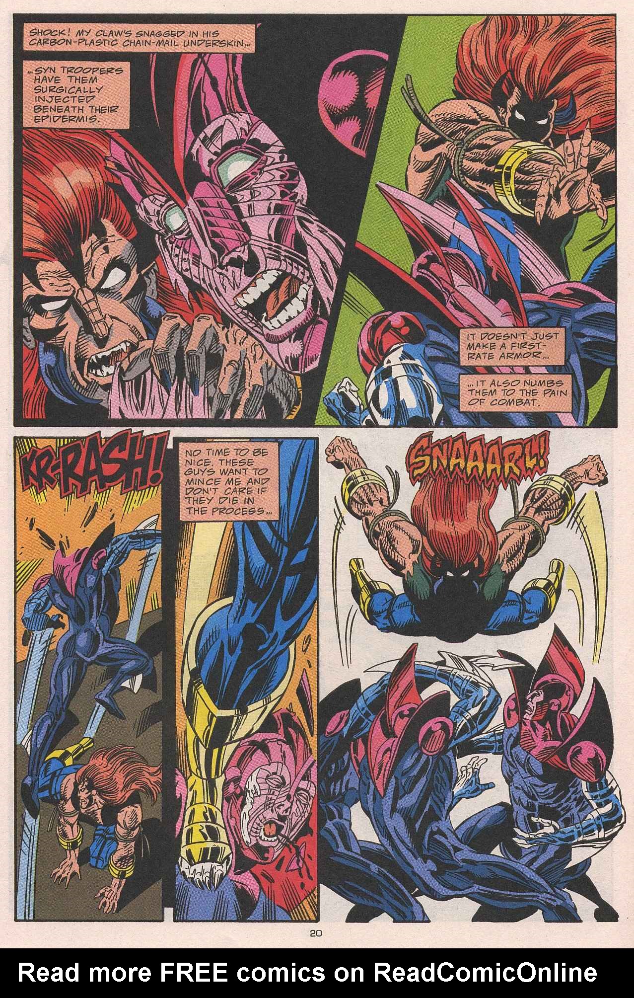Read online Ravage 2099 comic -  Issue #16 - 17