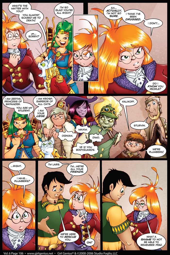 Read online Girl Genius (2002) comic -  Issue #6 - 107