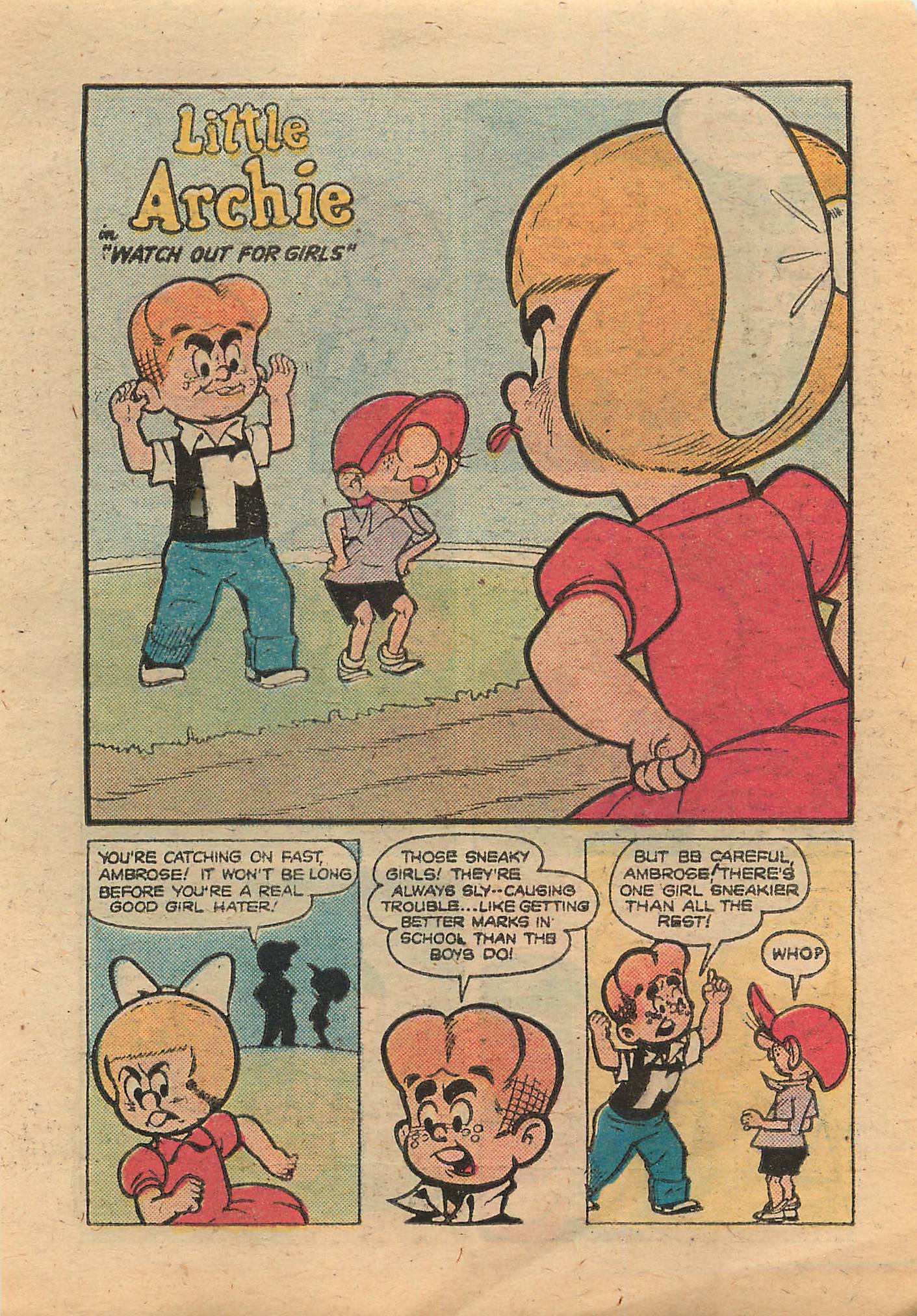 Read online Little Archie Comics Digest Magazine comic -  Issue #3 - 175