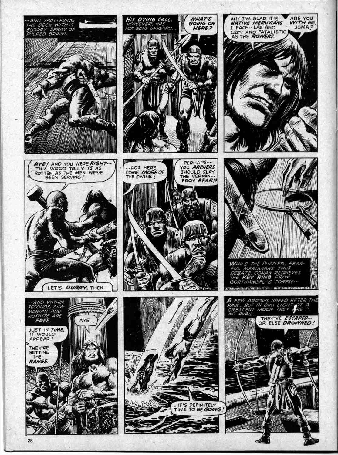 Read online The Savage Sword Of Conan comic -  Issue #59 - 28