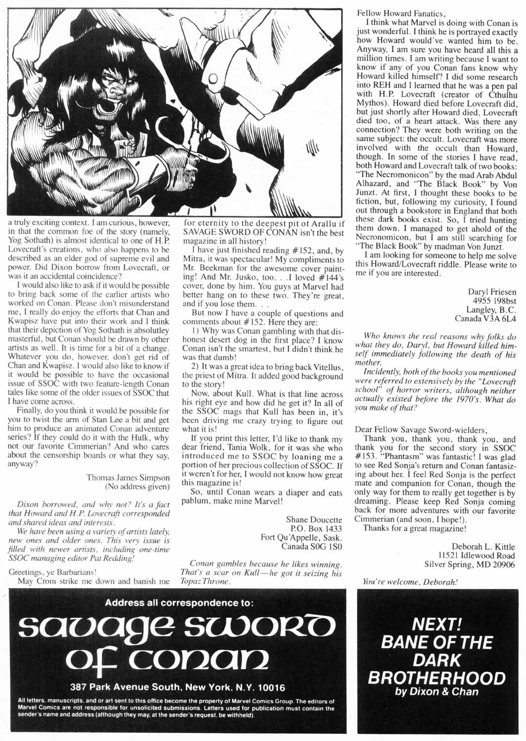 Read online The Savage Sword Of Conan comic -  Issue #157 - 5