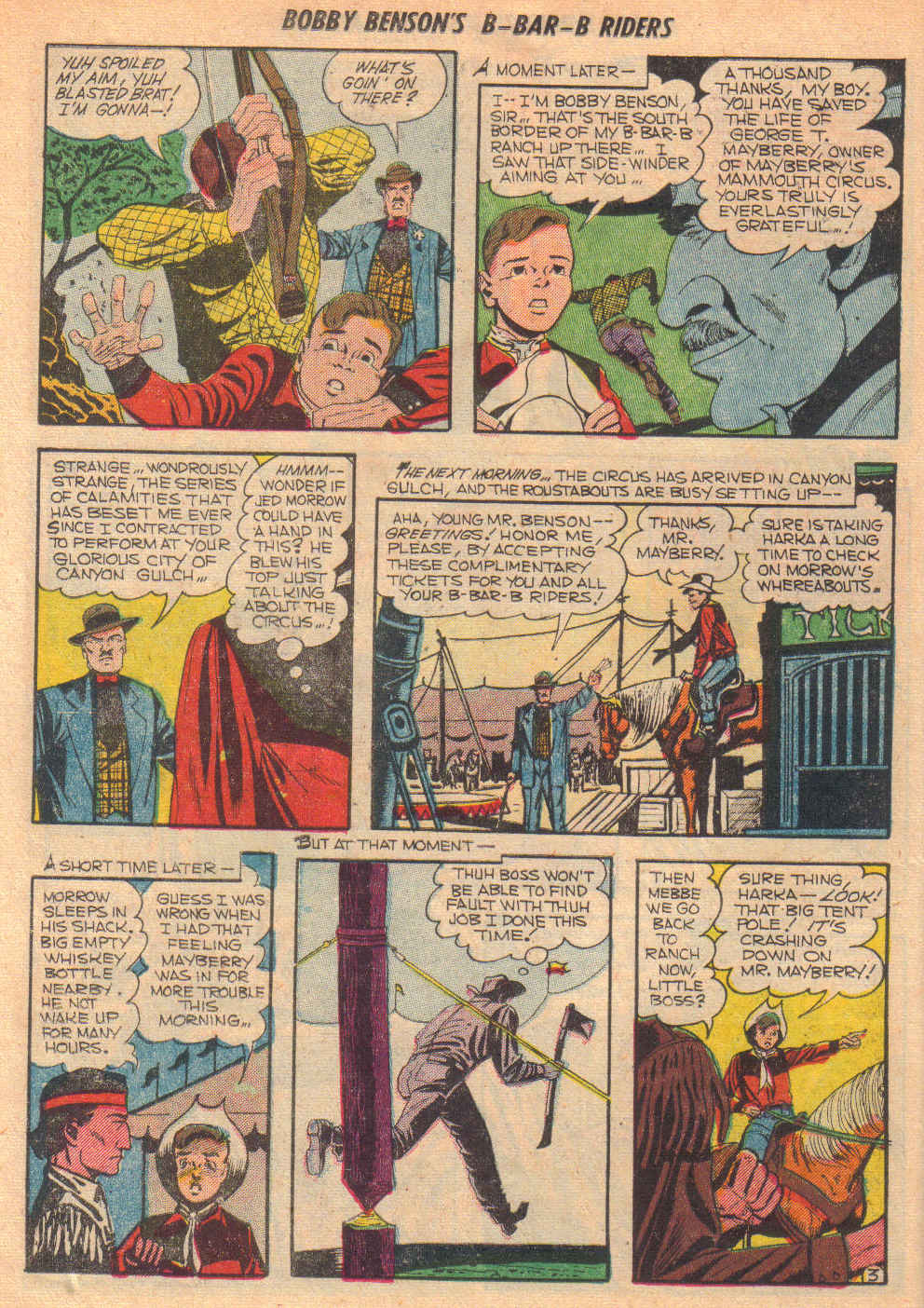 Read online Bobby Benson's B-Bar-B Riders comic -  Issue #16 - 14