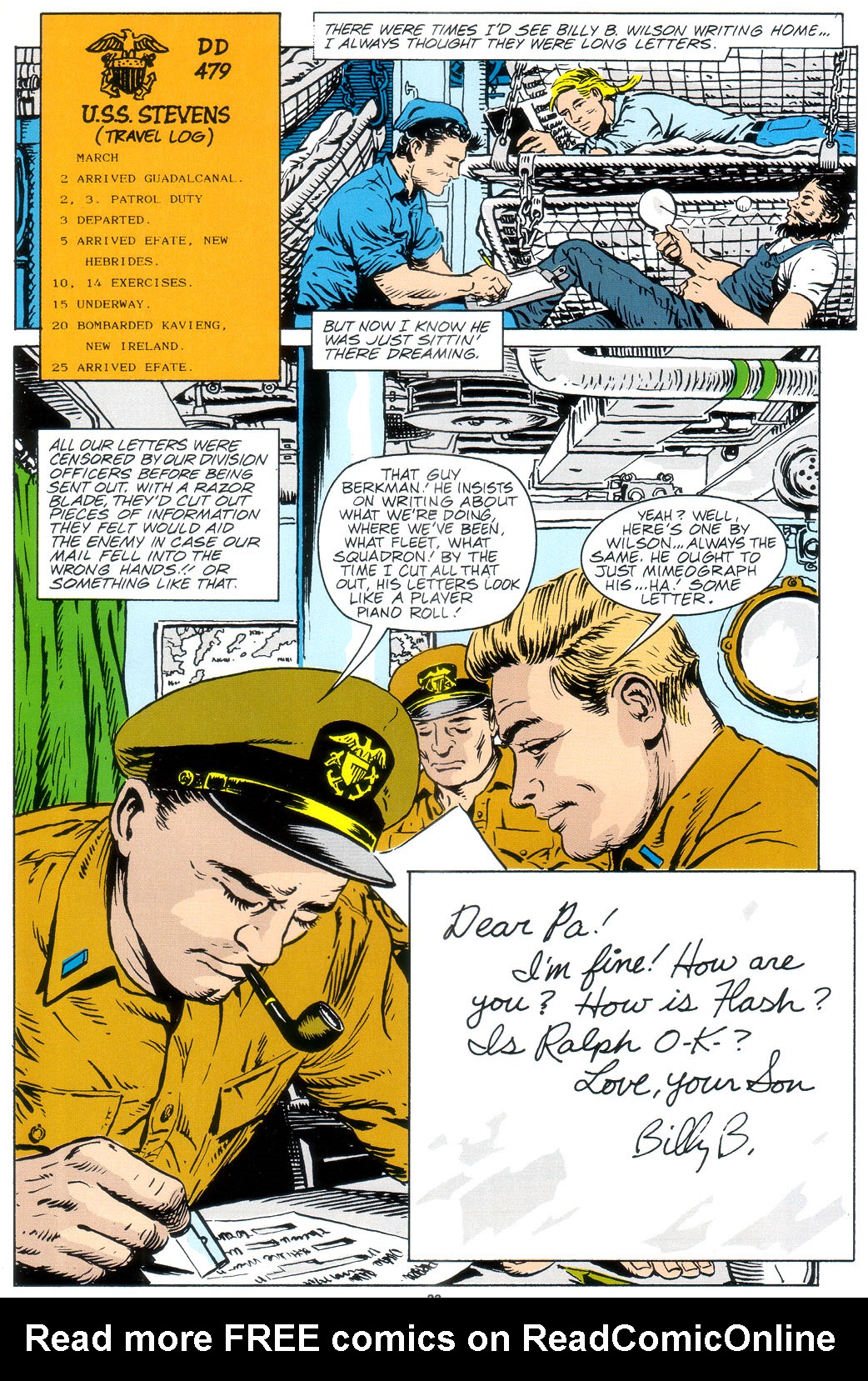 Read online Marvel Graphic Novel comic -  Issue #48 - A Sailors Story - Book 2 - 22