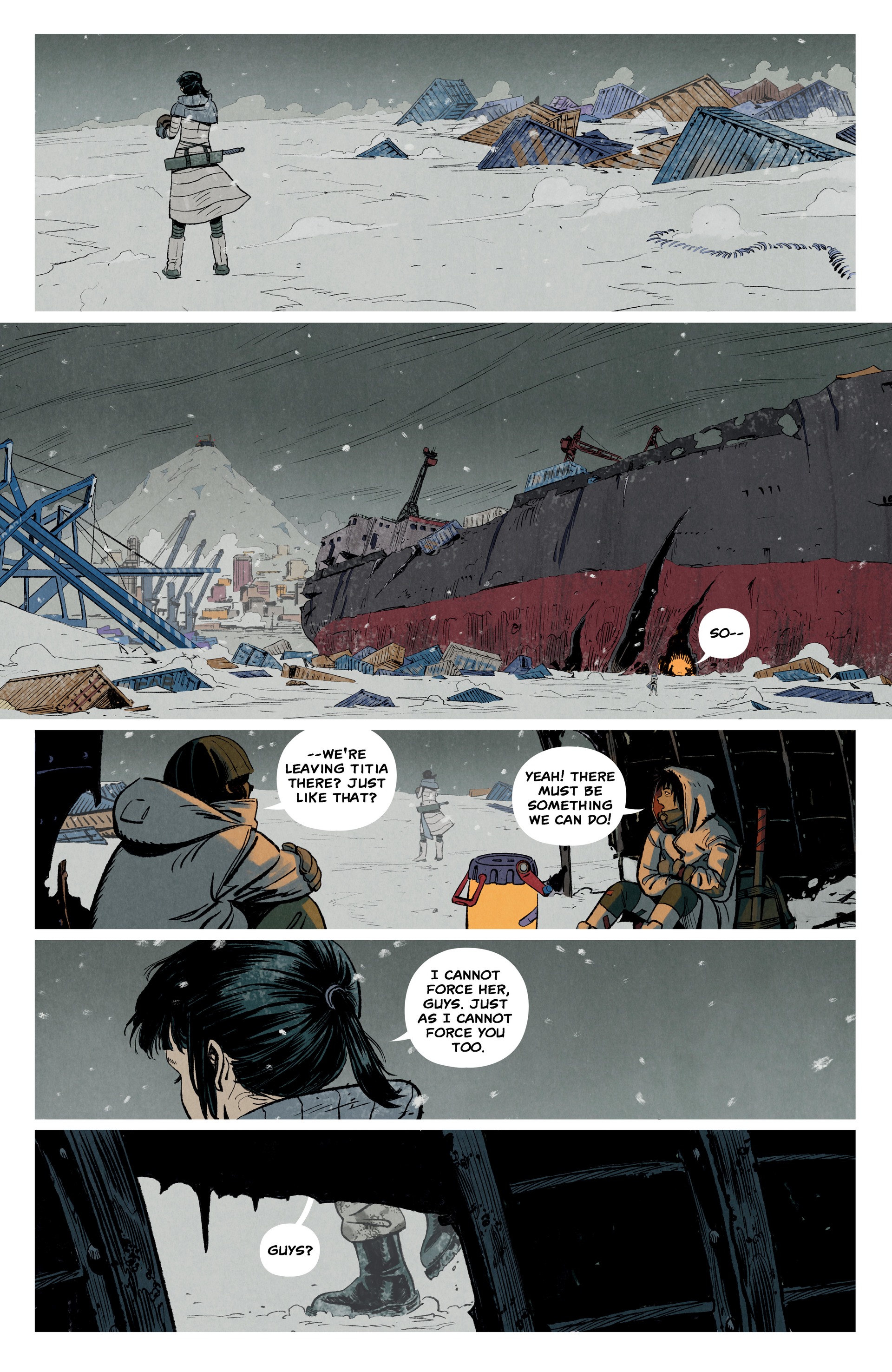 Read online Giants: Ghosts of Winter comic -  Issue # TPB - 78