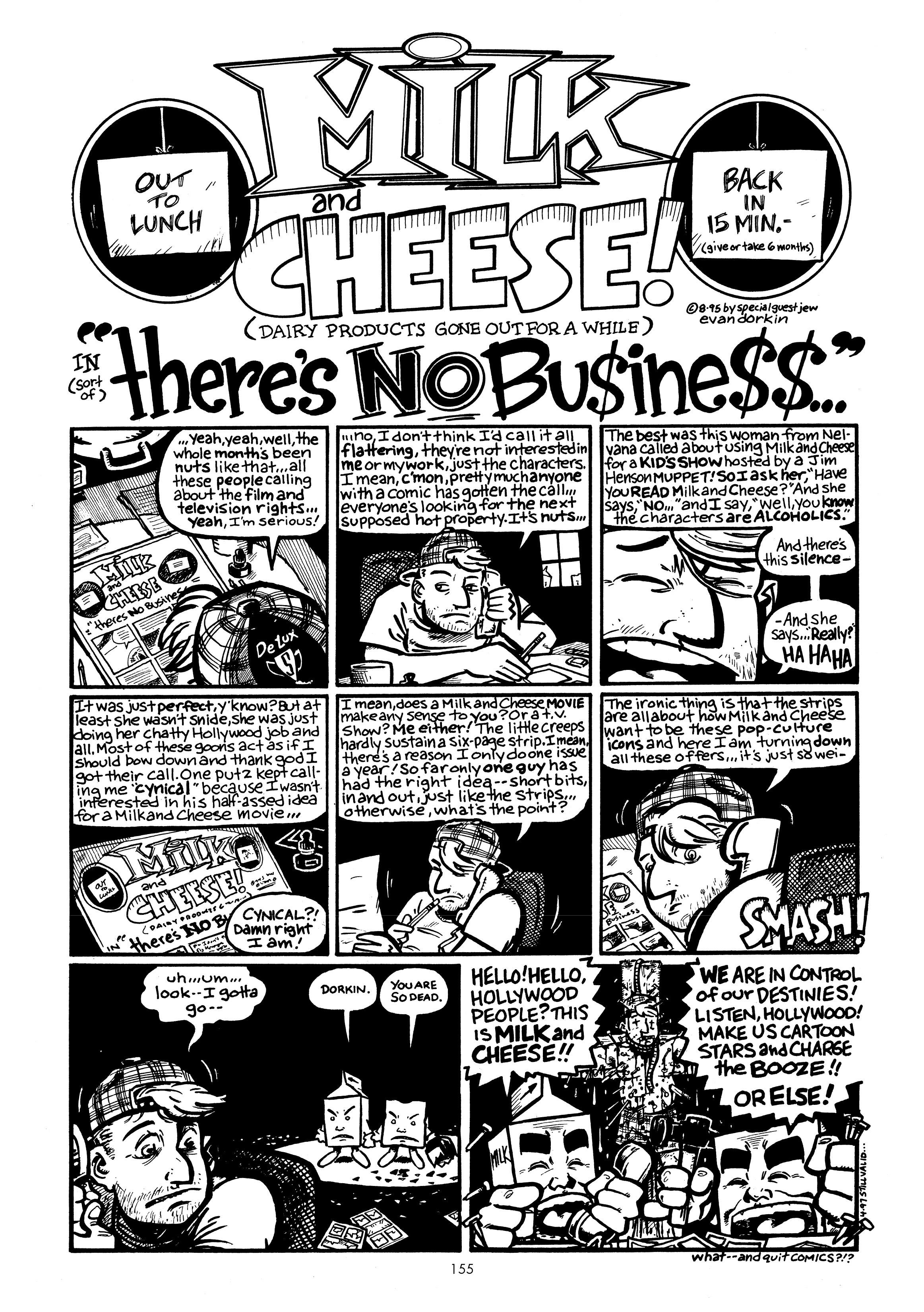 Read online Milk And Cheese: Dairy Products Gone Bad! comic -  Issue # Full - 157