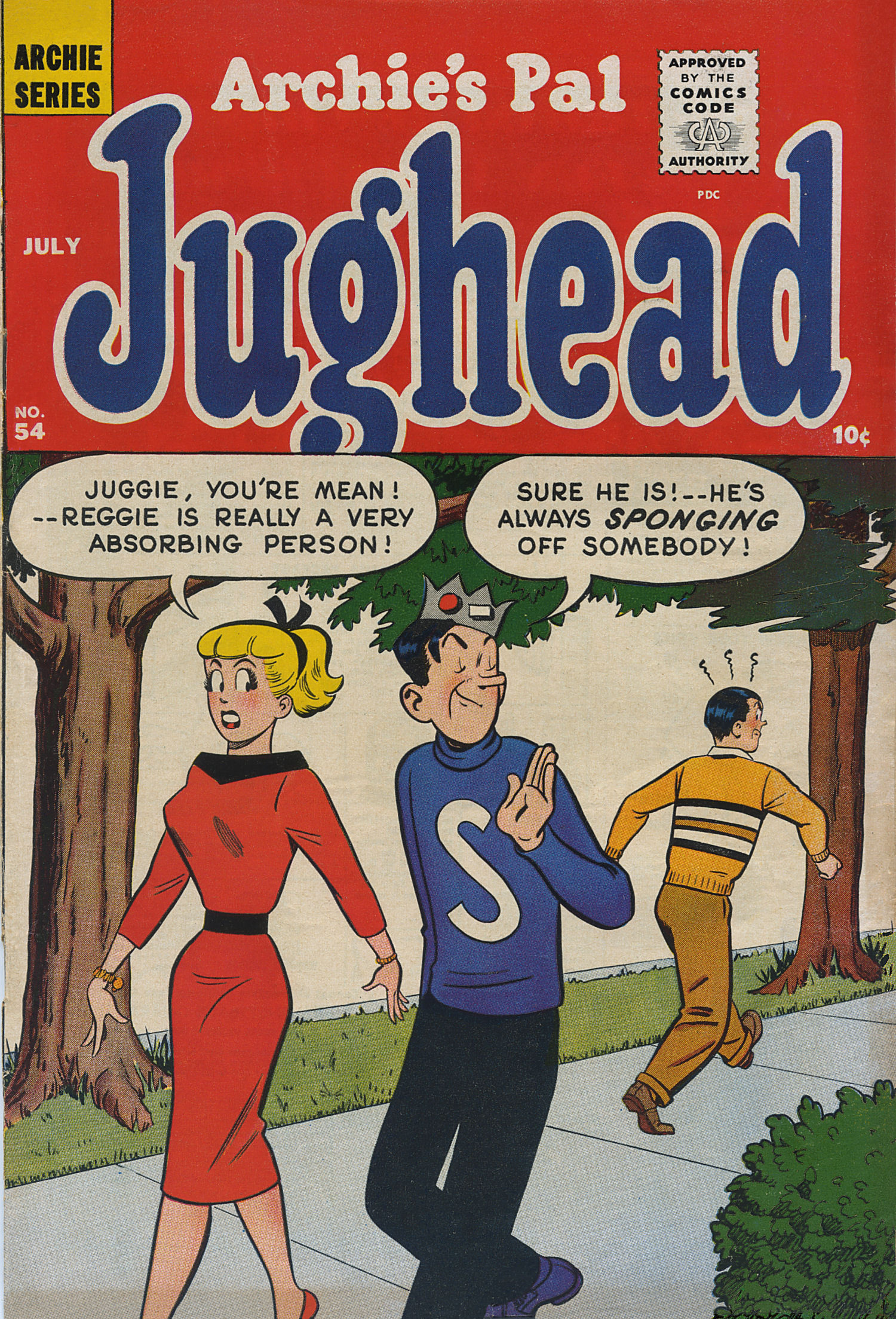 Read online Archie's Pal Jughead comic -  Issue #54 - 1