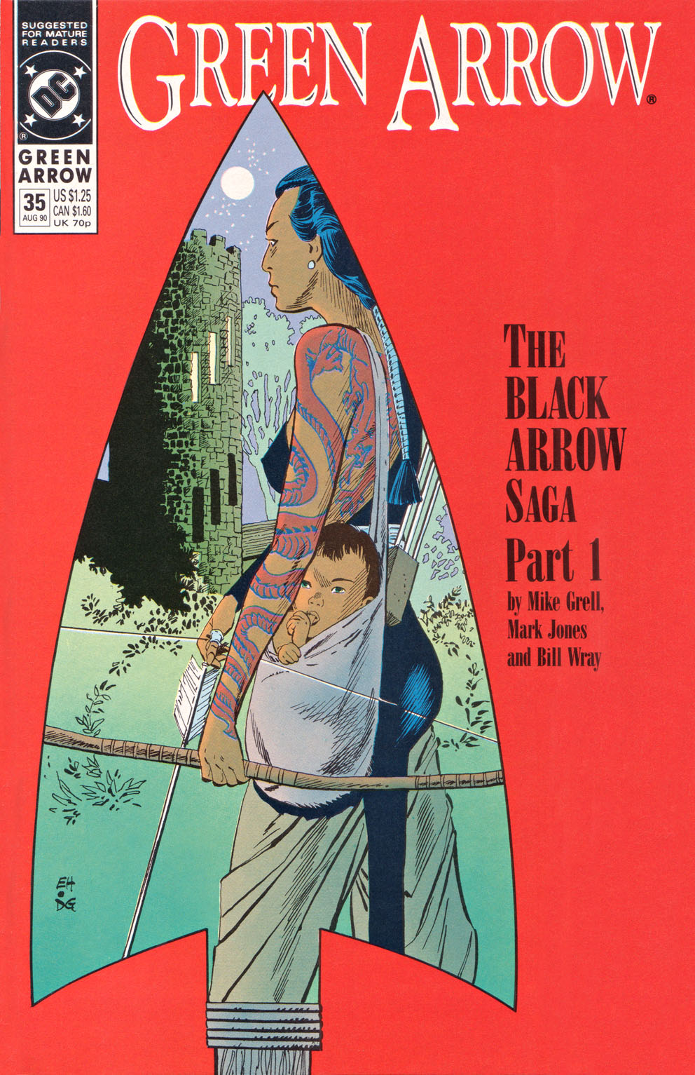 Read online Green Arrow (1988) comic -  Issue #35 - 1