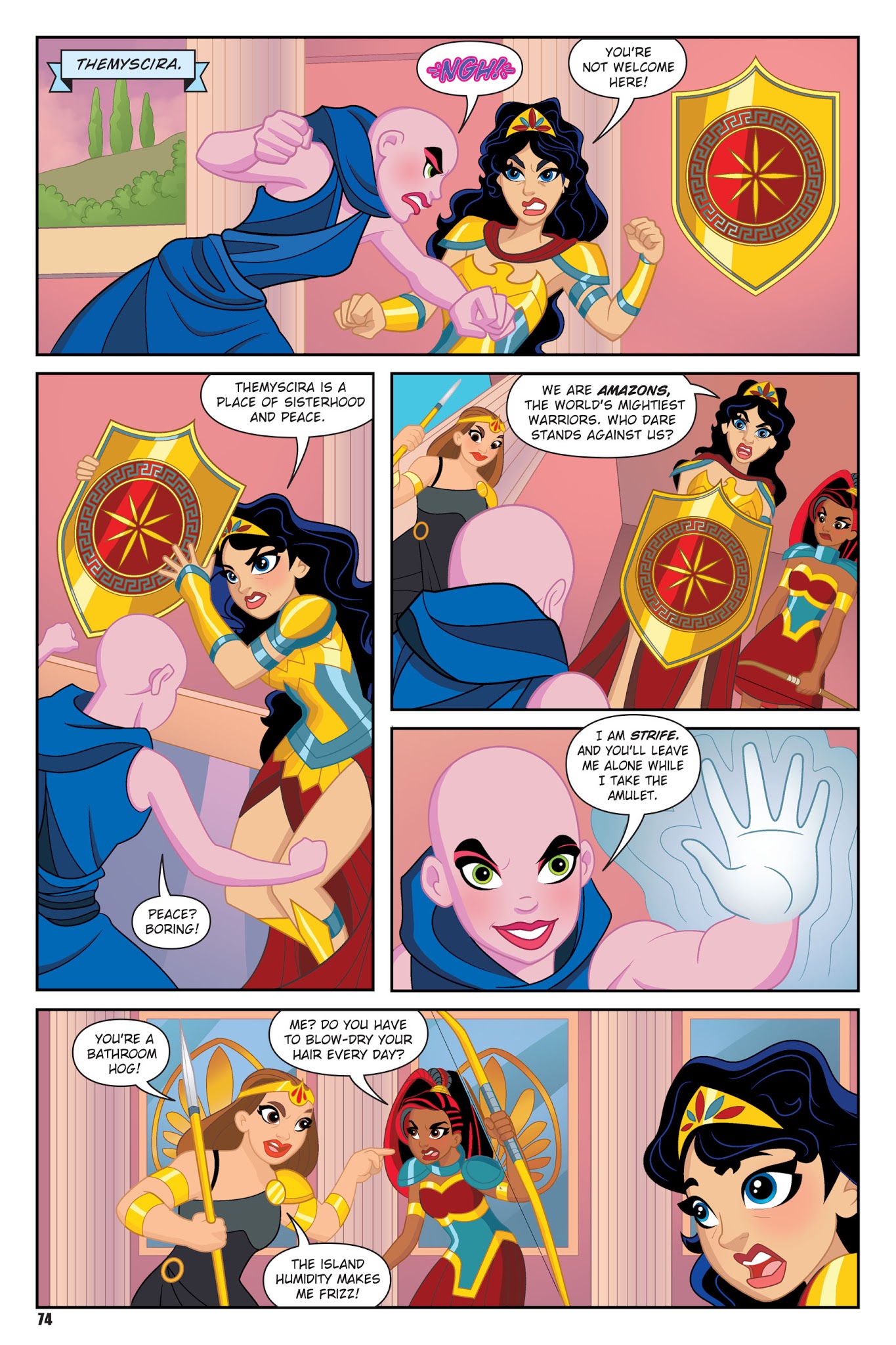 Read online DC Super Hero Girls: Summer Olympus comic -  Issue # TPB - 72