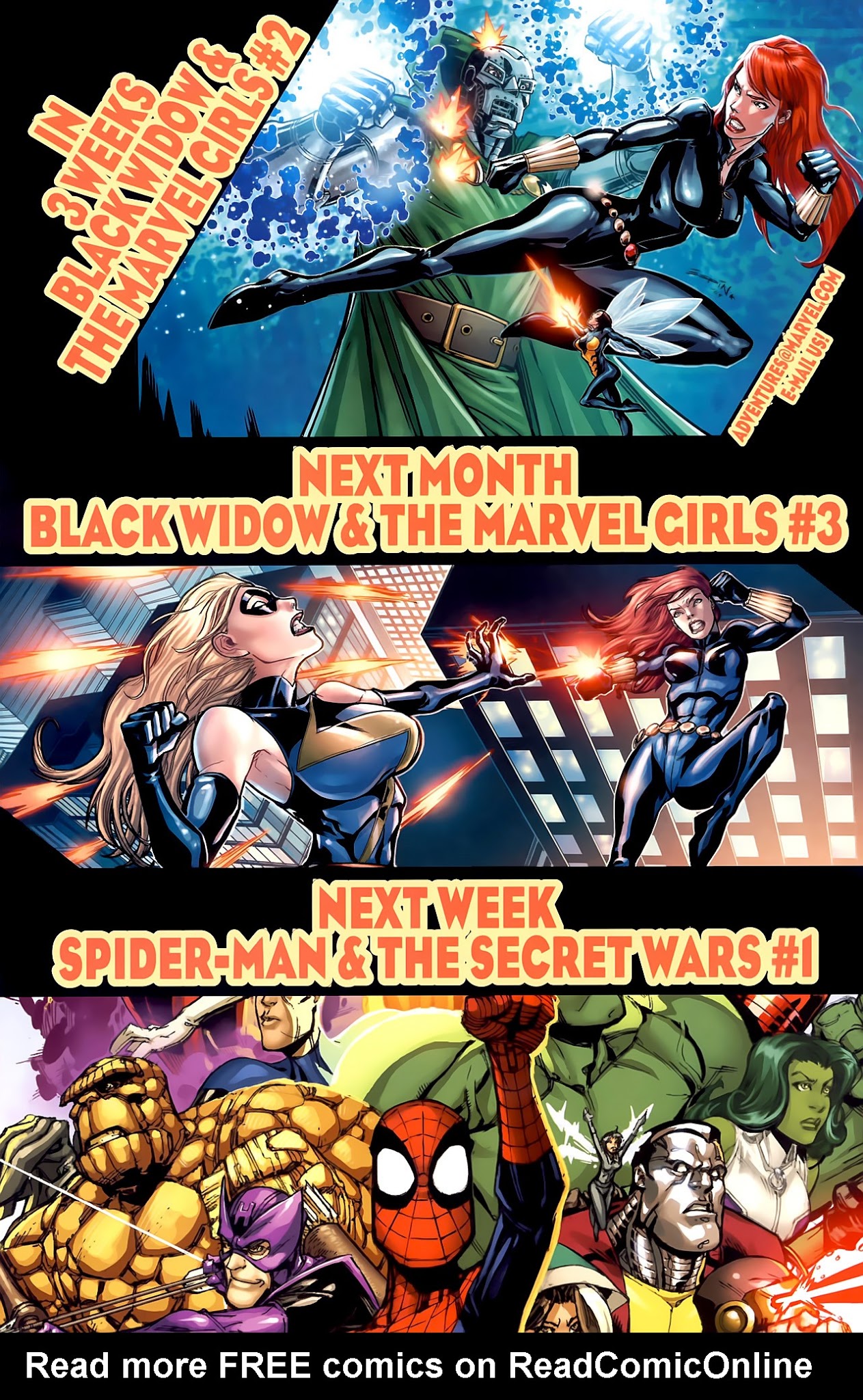 Read online Black Widow & The Marvel Girls comic -  Issue #1 - 25