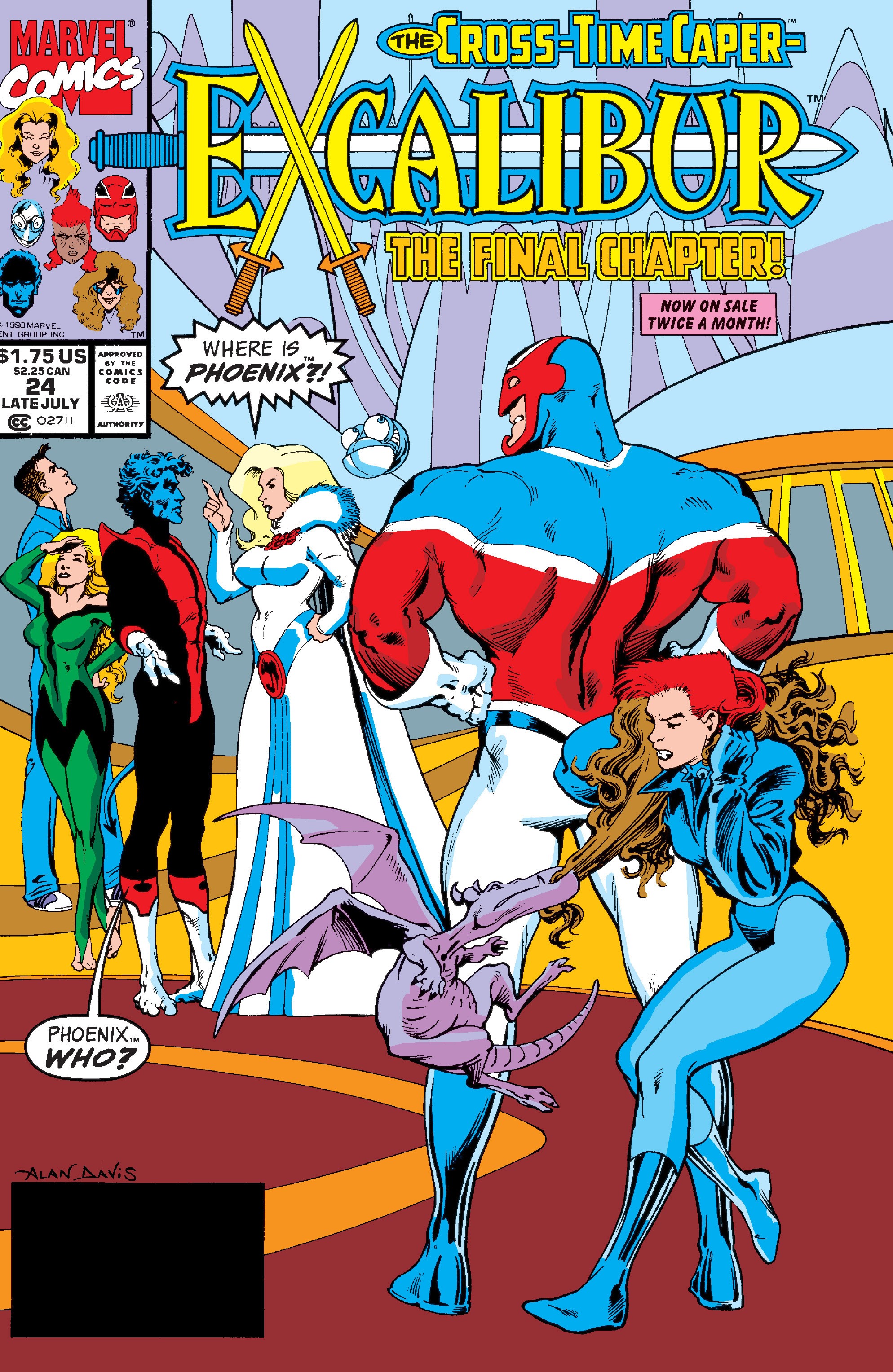 Read online Excalibur (1988) comic -  Issue #24 - 1