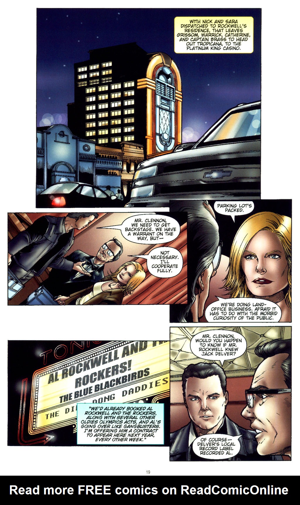 Read online CSI: Crime Scene Investigation: Bad Rap comic -  Issue #5 - 22